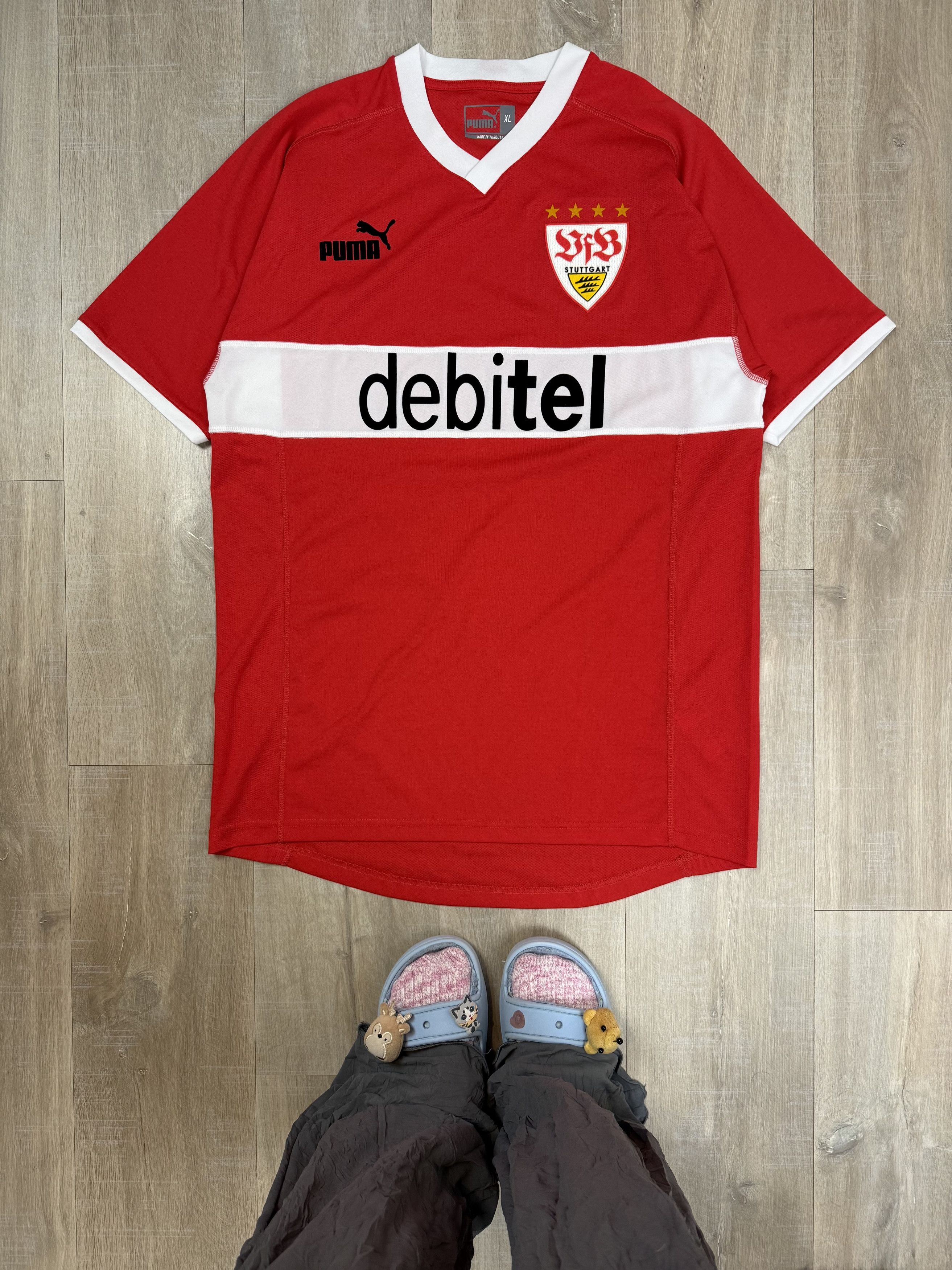 Puma Puma Stuttgart 2003/2004 Away Football Soccer Jersey Red Size US XL / EU 56 / 4 - 1 Thumbnail