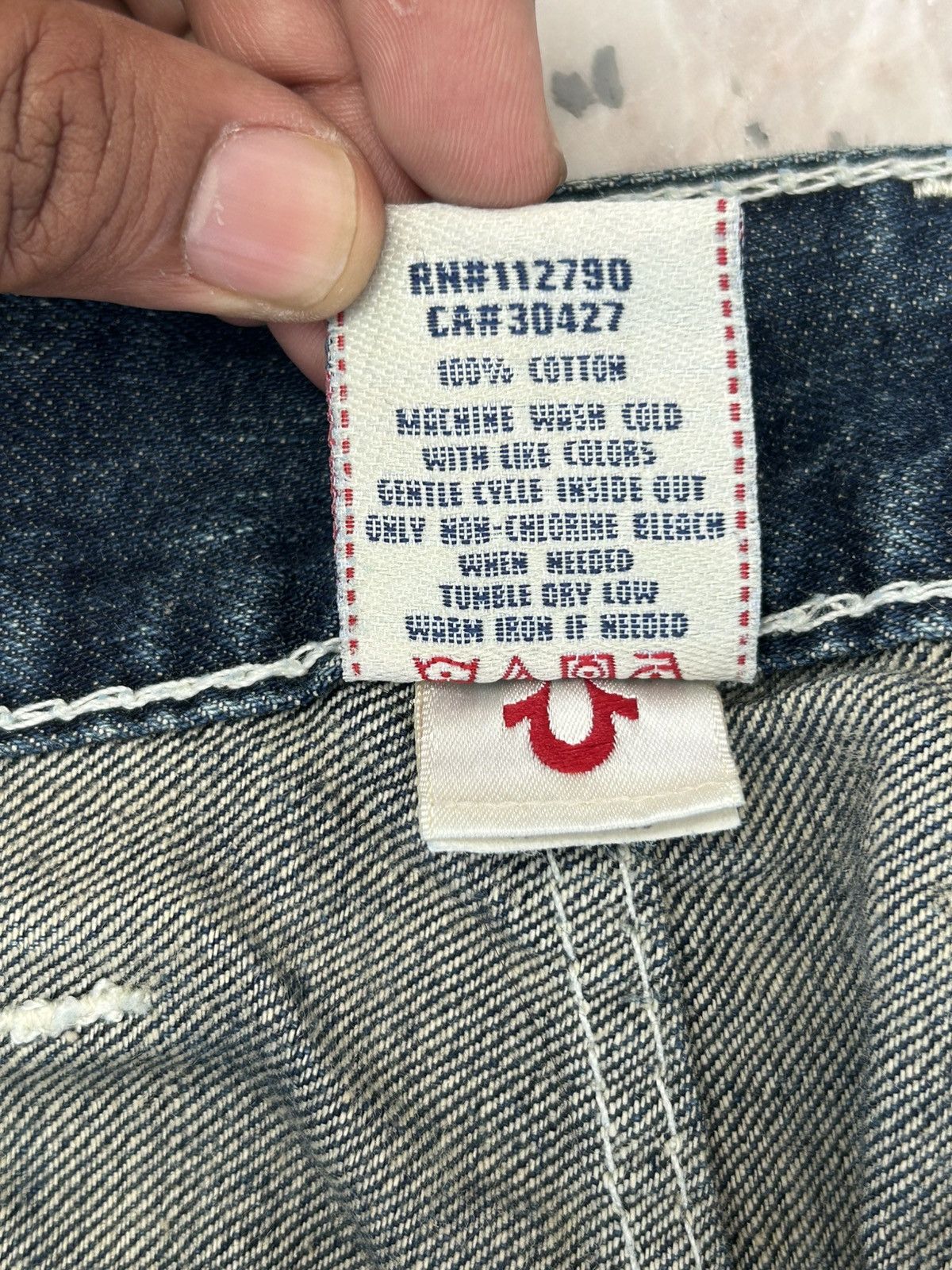 True Religion True Religion Billy Waist 34 Vintage Denim Size US 34 / EU 50 - 14 Thumbnail