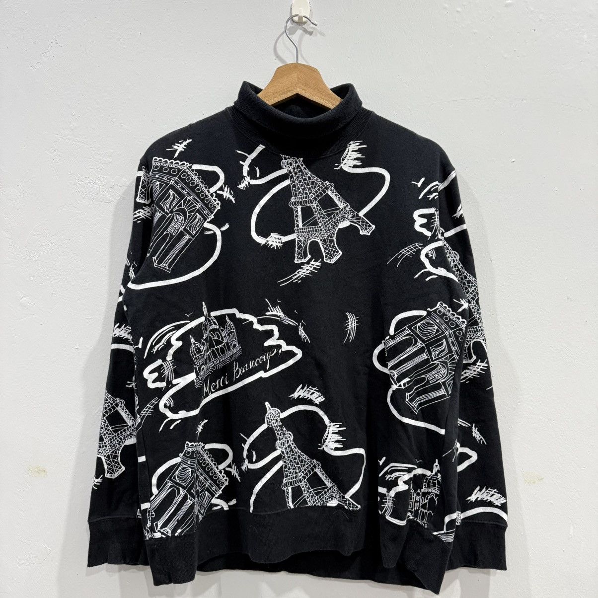 Issey Miyake Mercibeaucoup OVP Turtleneck Sweatshirt Size US S / EU 44-46 / 1 - 1 Thumbnail