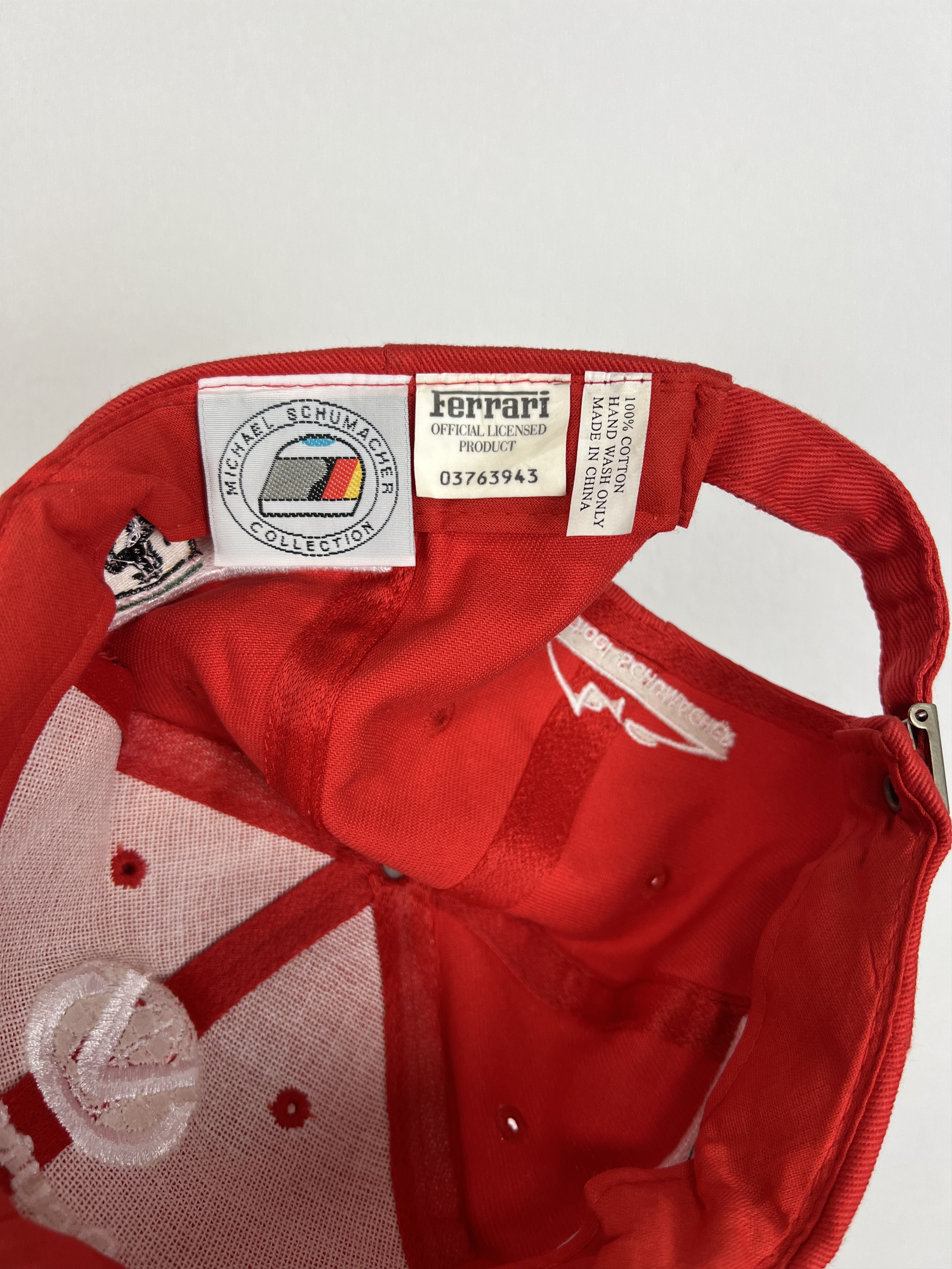 Ferrari Vintage Ferrari Formula 1 Racing Cap Marlboro Adult Size ONE SIZE - 7 Thumbnail