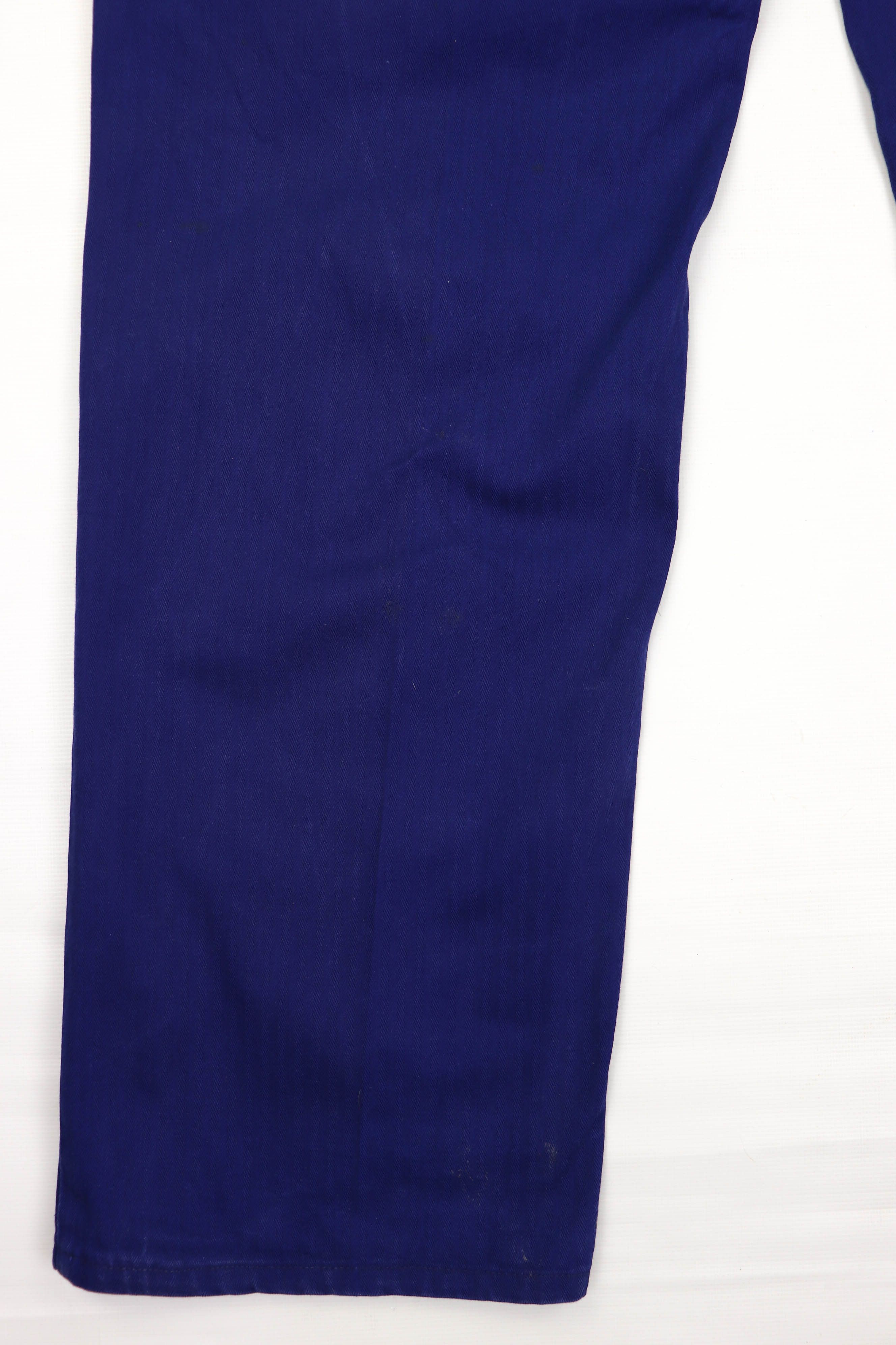 Vintage Vintage French Workers SANFOR Blue Cotton Chore Pants Size US 40 / EU 56 - 9 Thumbnail