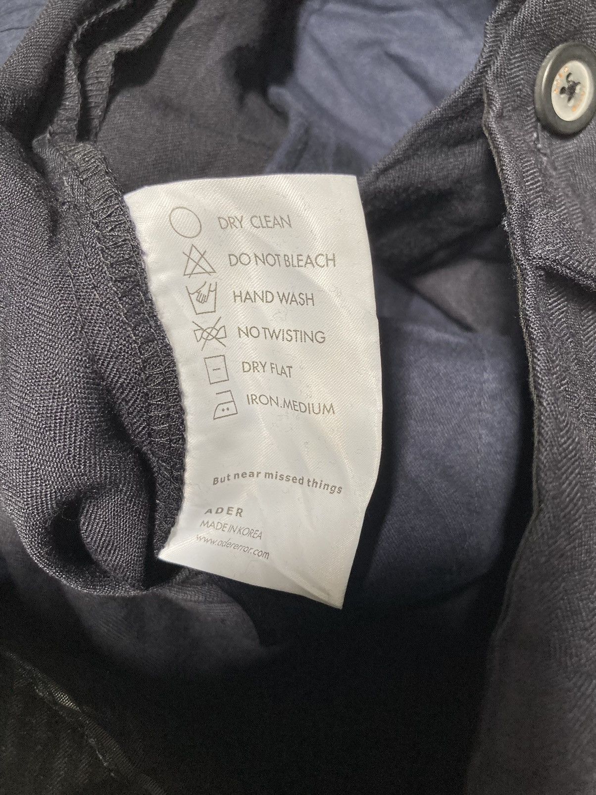 Ader Error Ader Error Wide Balloon ss19 Navy Pants Size US 29 - 7 Thumbnail