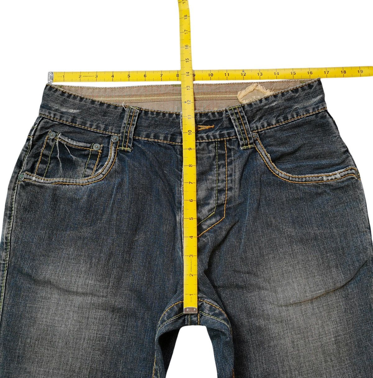 If Six Was Nine × Stitch's Jeans × Vintage Stitchs Flare Jeans Size US 33 - 10 Thumbnail