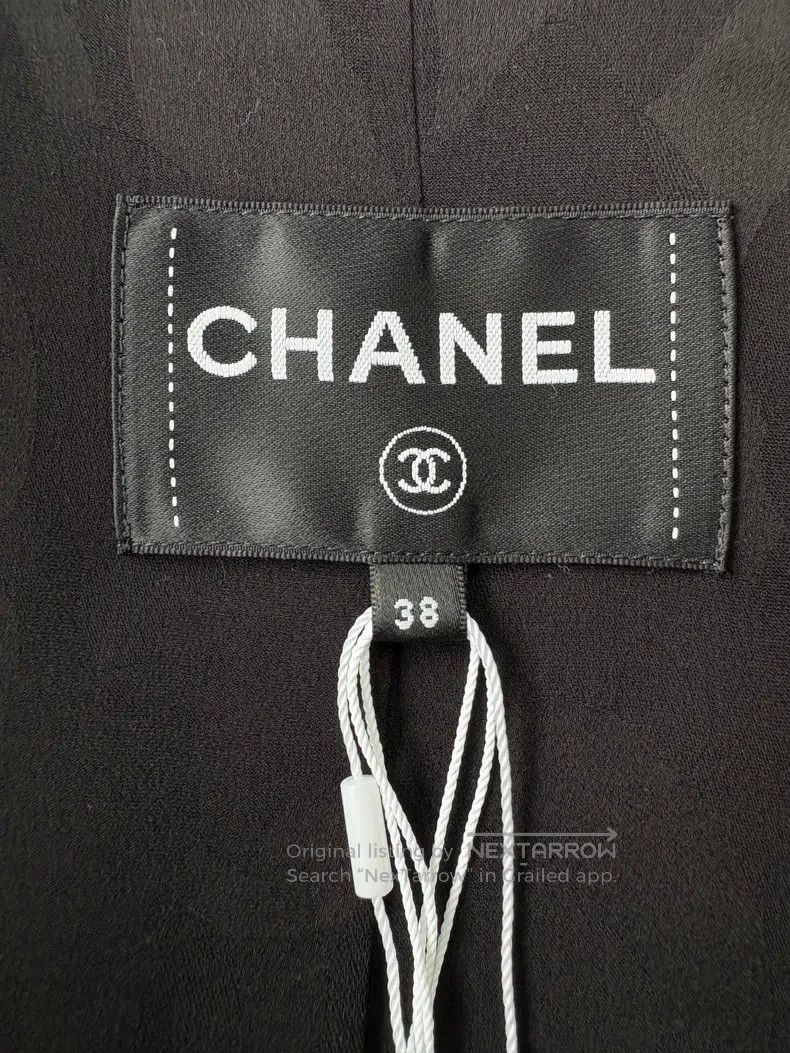 Chanel Chanel 25C dark gray mixed-colour woven colour rolled-edge Size XS / US 0-2 / IT 36-38 - 6 Thumbnail
