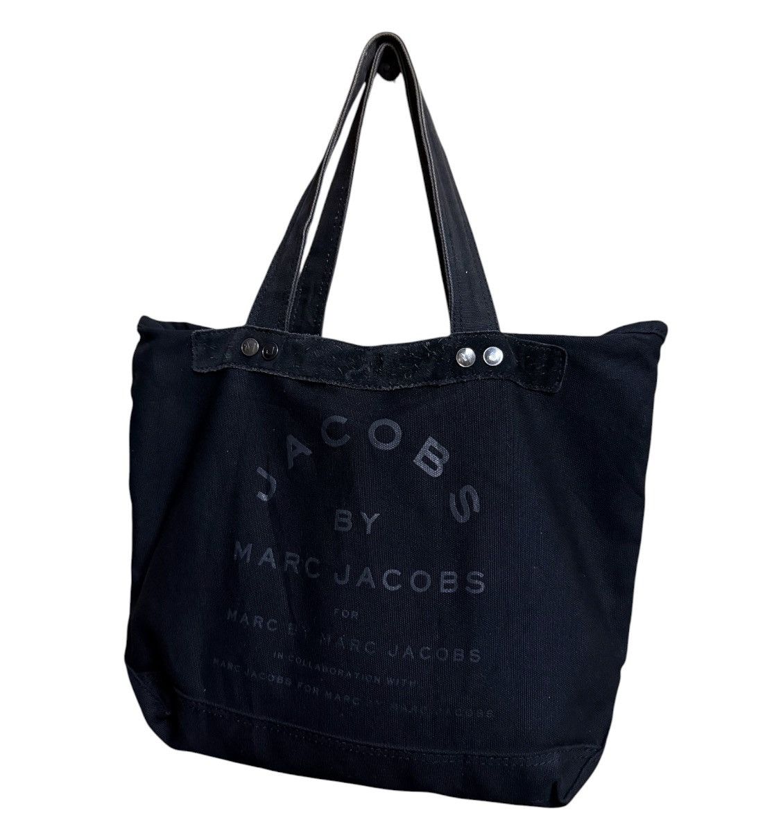 Marc by Marc Jacobs Marc by Marc Jacobs Canvas Totes Bag Leather Size ONE SIZE - 4 Thumbnail