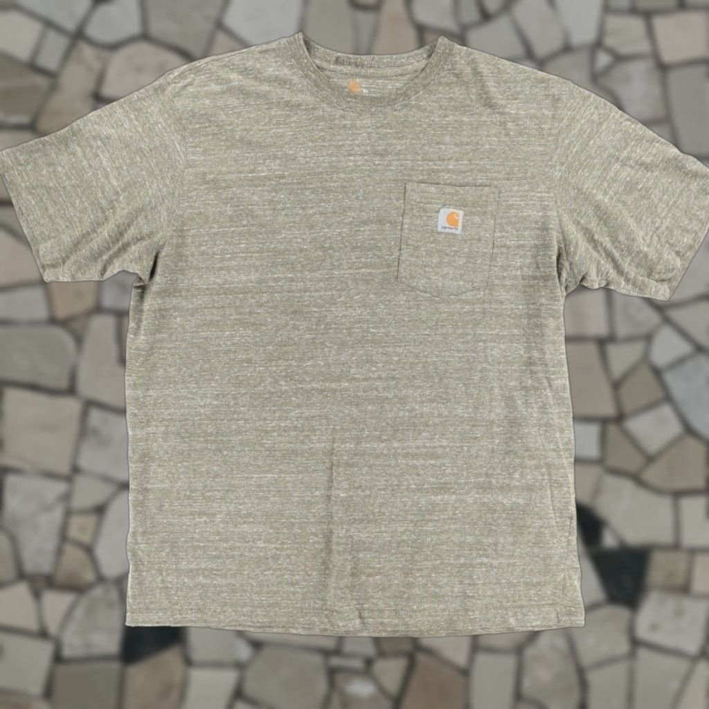 Carhartt Carhartt K87-G52 Pocket Heather T-Shirt Brown Men's XL Size US XL / EU 56 / 4 - 1 Thumbnail