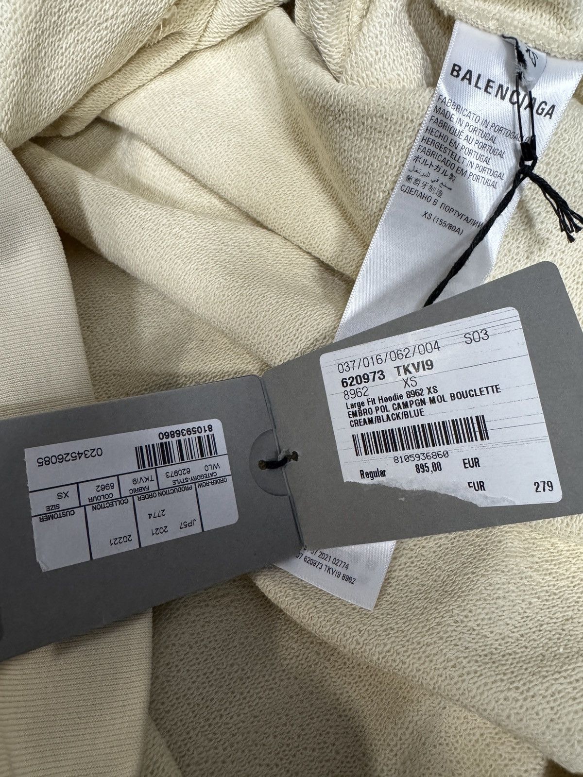 Balenciaga Balenciaga logo hoodie Size US XS / EU 42 / 0 - 4 Thumbnail