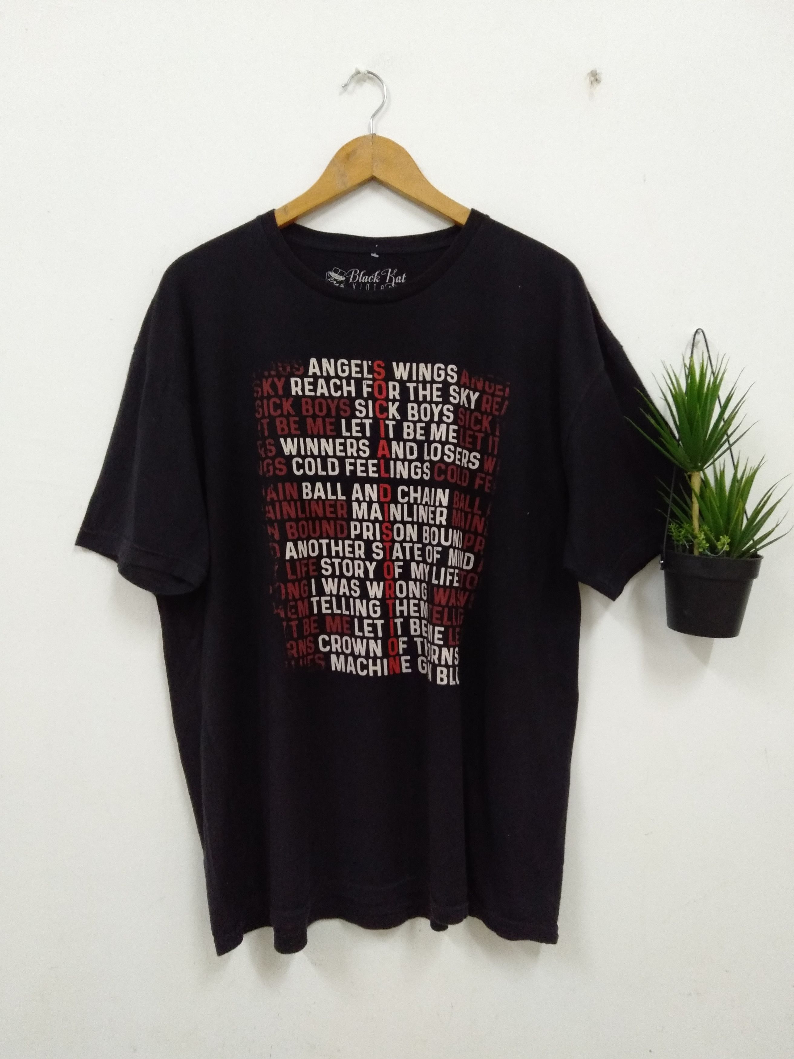 Band Tees Vintage Social Distortion punk band song list t shirt promo Size US XXL / EU 58 / 5 - 7 Thumbnail