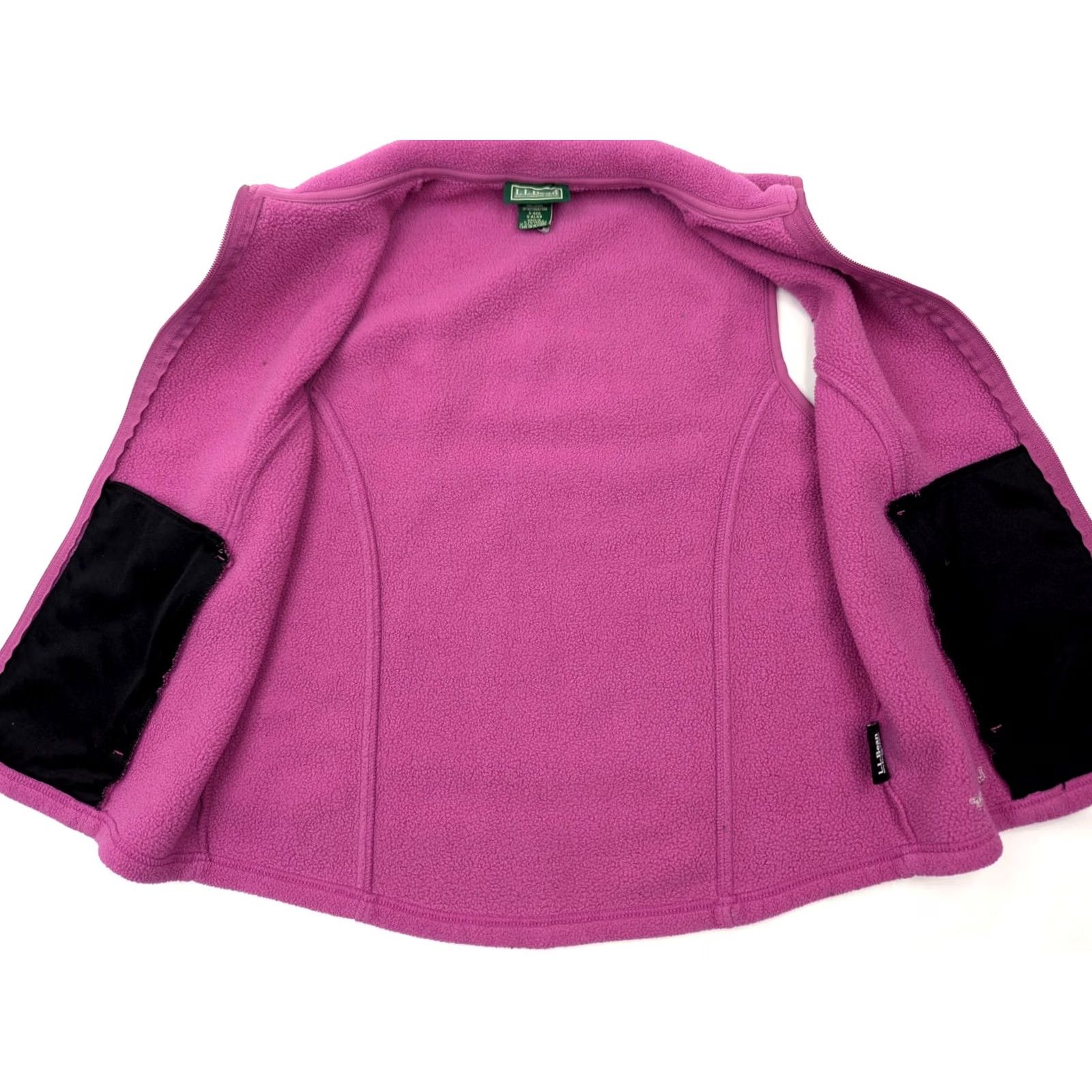 Vintage Columbia Vest Women S-Reg Polartec Fleece Zip Mock Neck Recycled Polyester Berry Purple Outdoor All Seasons Full Zip Pockets Size S / US 4 / IT 40 - 4 Thumbnail