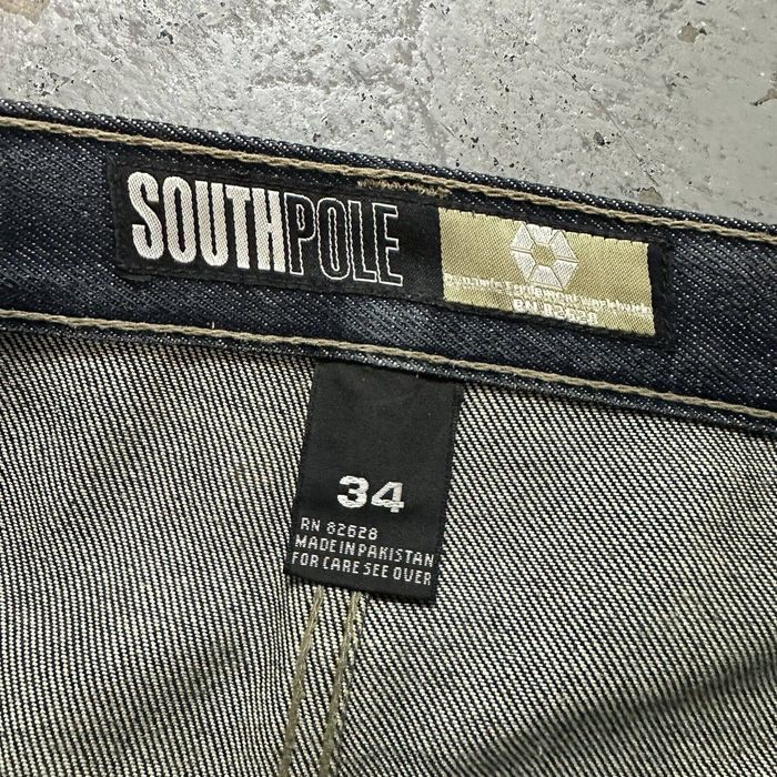 Southpole Vintage Y2K Southpole Raw Denim Baggy Jeans Size 34 Skater ...