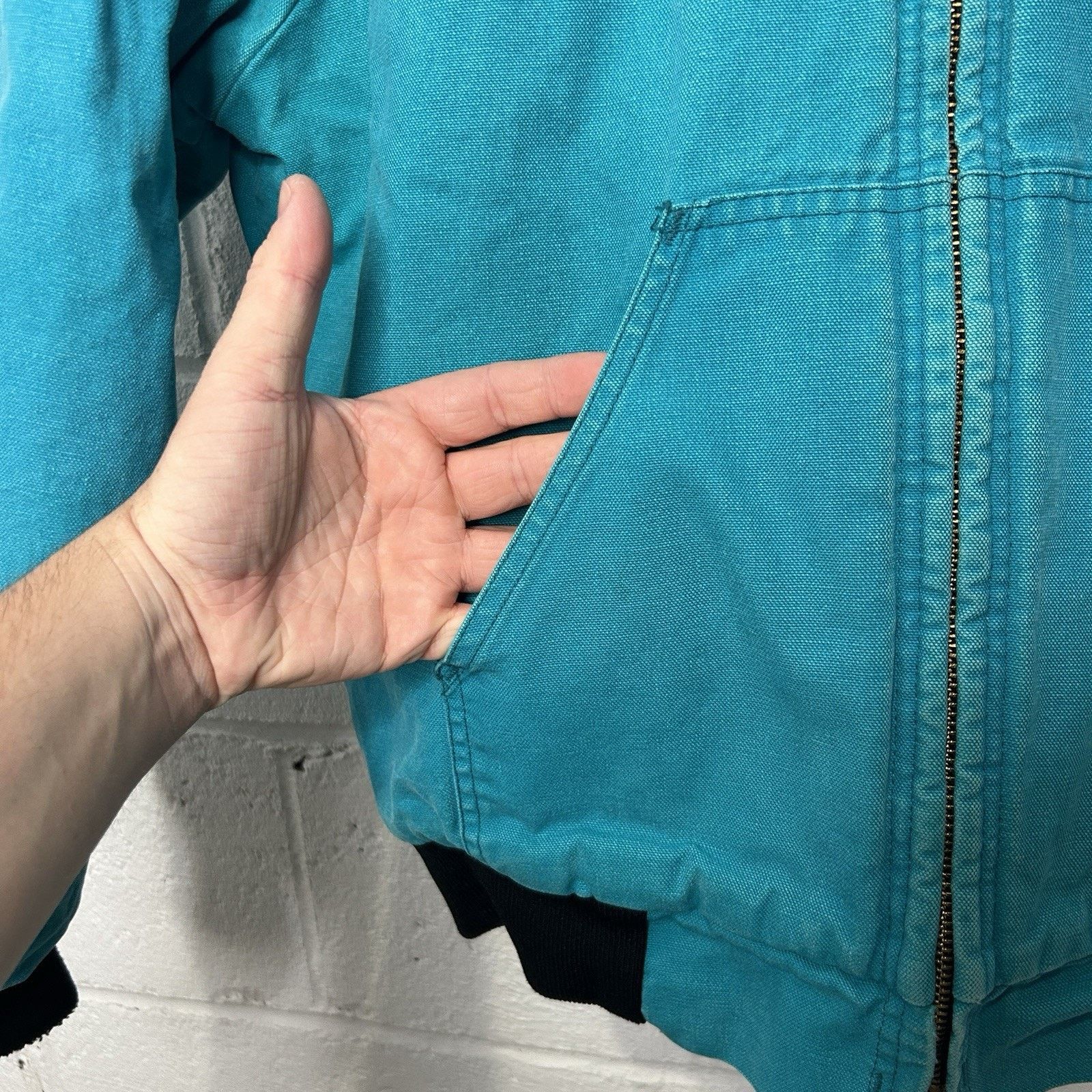 Vintage Vintage Polar King By Key Hooded Canvas Jacket “Turquoise” Size US M / EU 48-50 / 2 - 4 Thumbnail