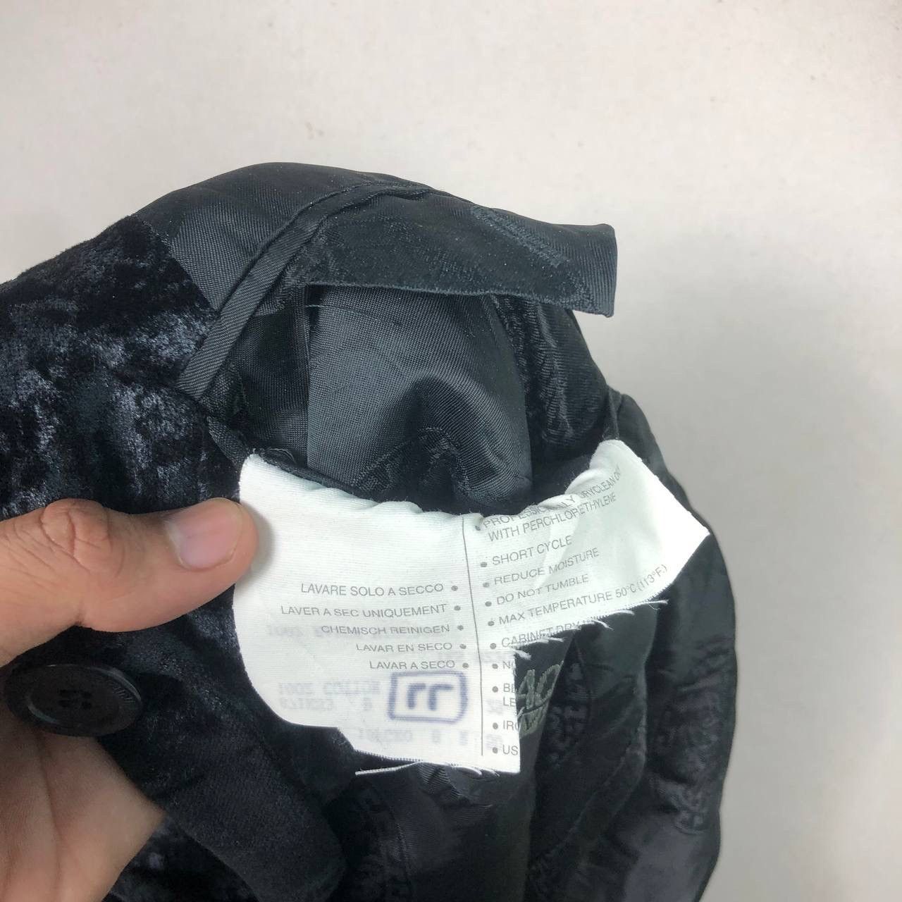 Versace Versace Classic V2 Black Feathered Overcoat Tuxedo Coat Size US M / EU 48-50 / 2 - 11 Thumbnail