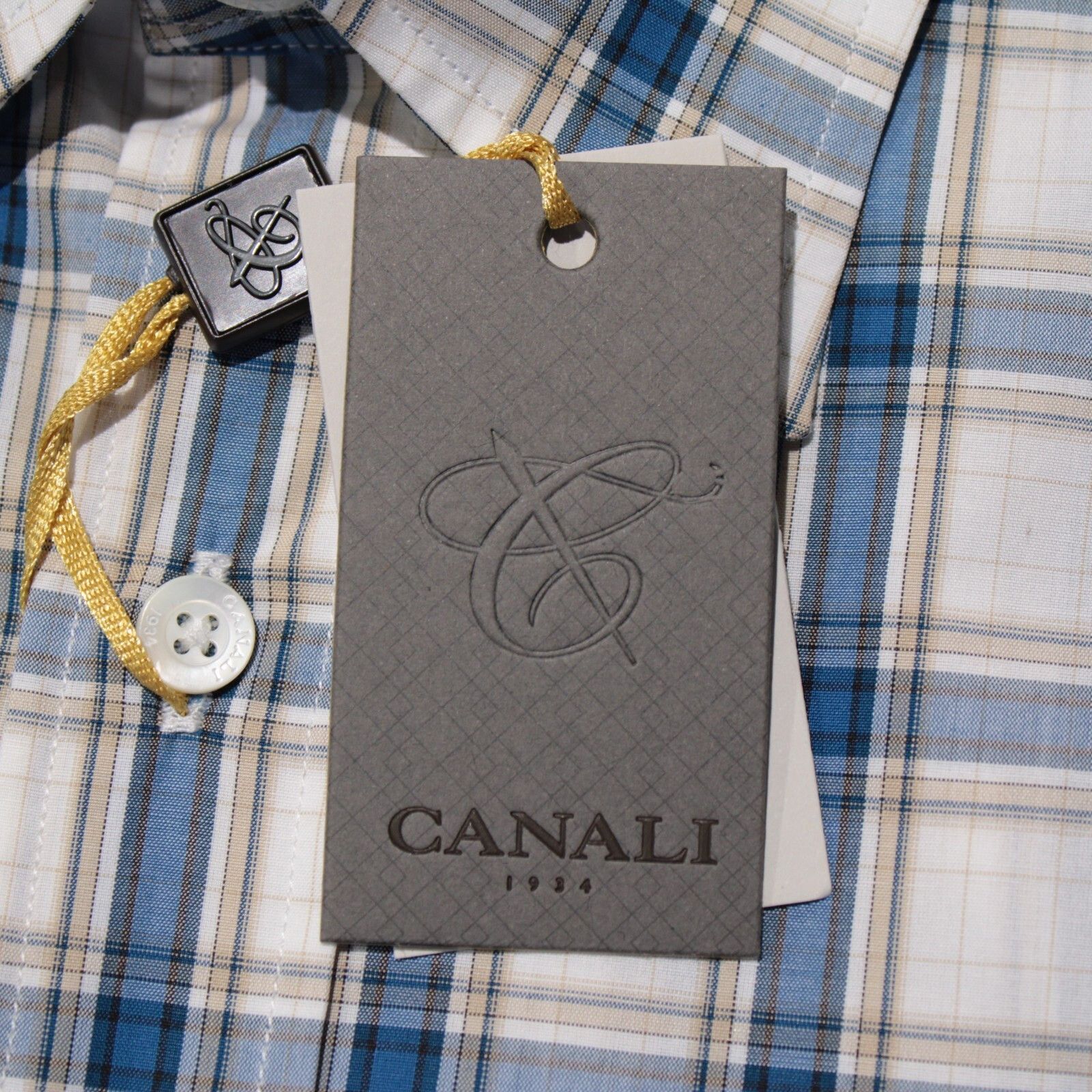Canali New with tags Shirt Size L US In White