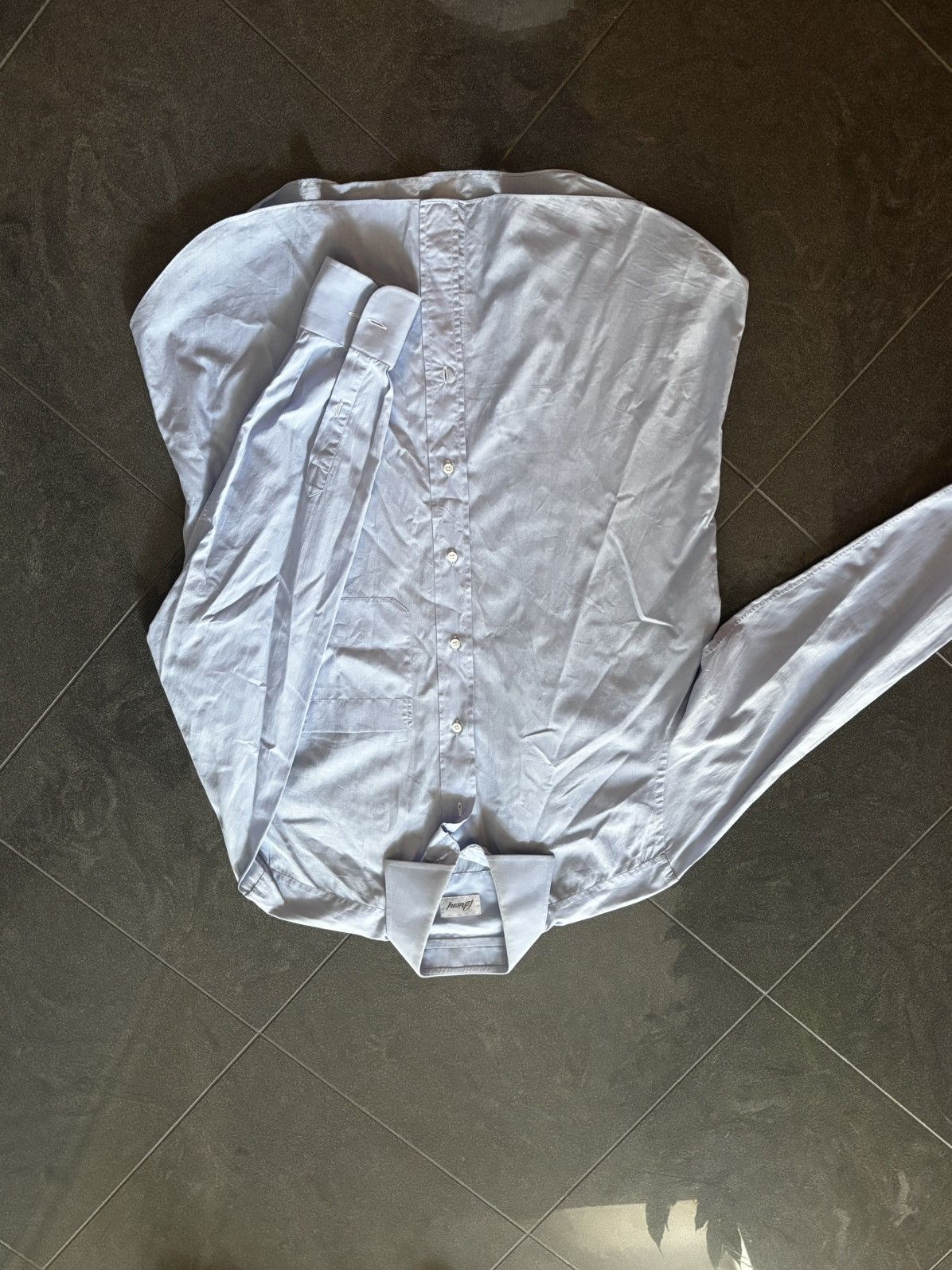 Brioni Brioni Shirt Blue Size 38R - 6 Thumbnail