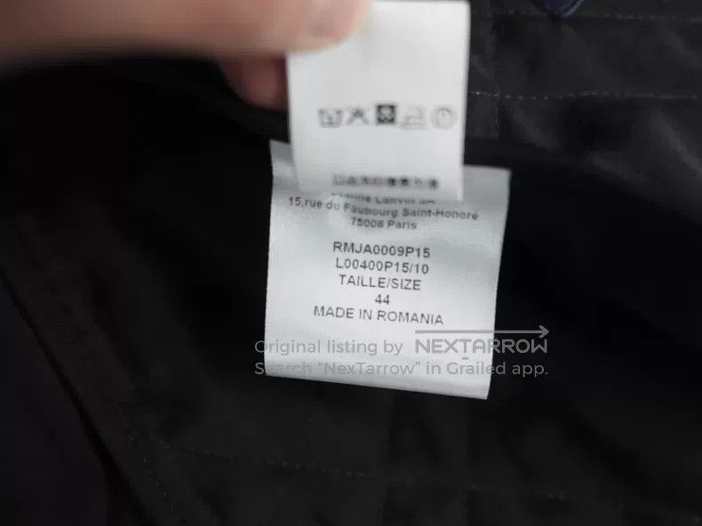 Lanvin Lanvin Black Plaid Polyester Suit Size US S / EU 44-46 / 1 - 7 Thumbnail