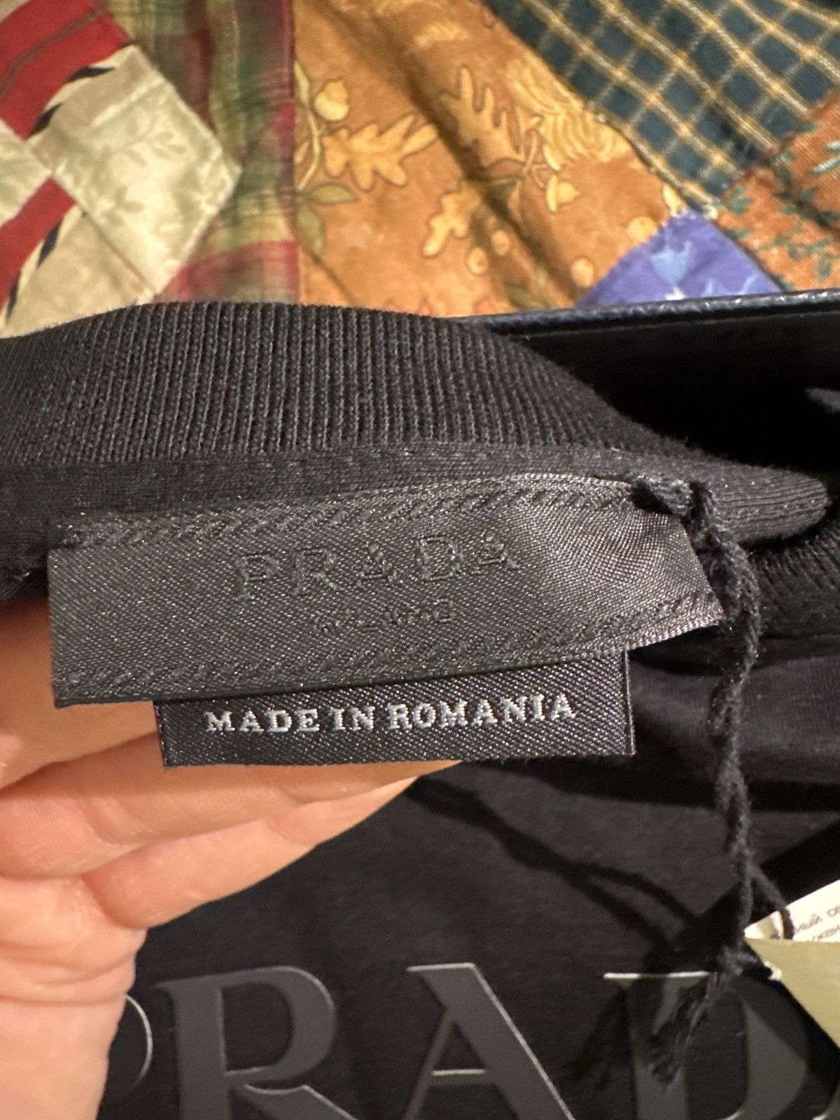 Prada Prada Mens Black T-Shirt Size US M / EU 48-50 / 2 - 3 Thumbnail