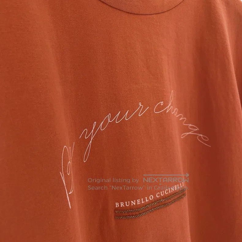Brunello Cucinelli Brunello Cucinelli Beaded Decoration Handwritten Lettering Size S / US 4 / IT 40 - 5 Thumbnail