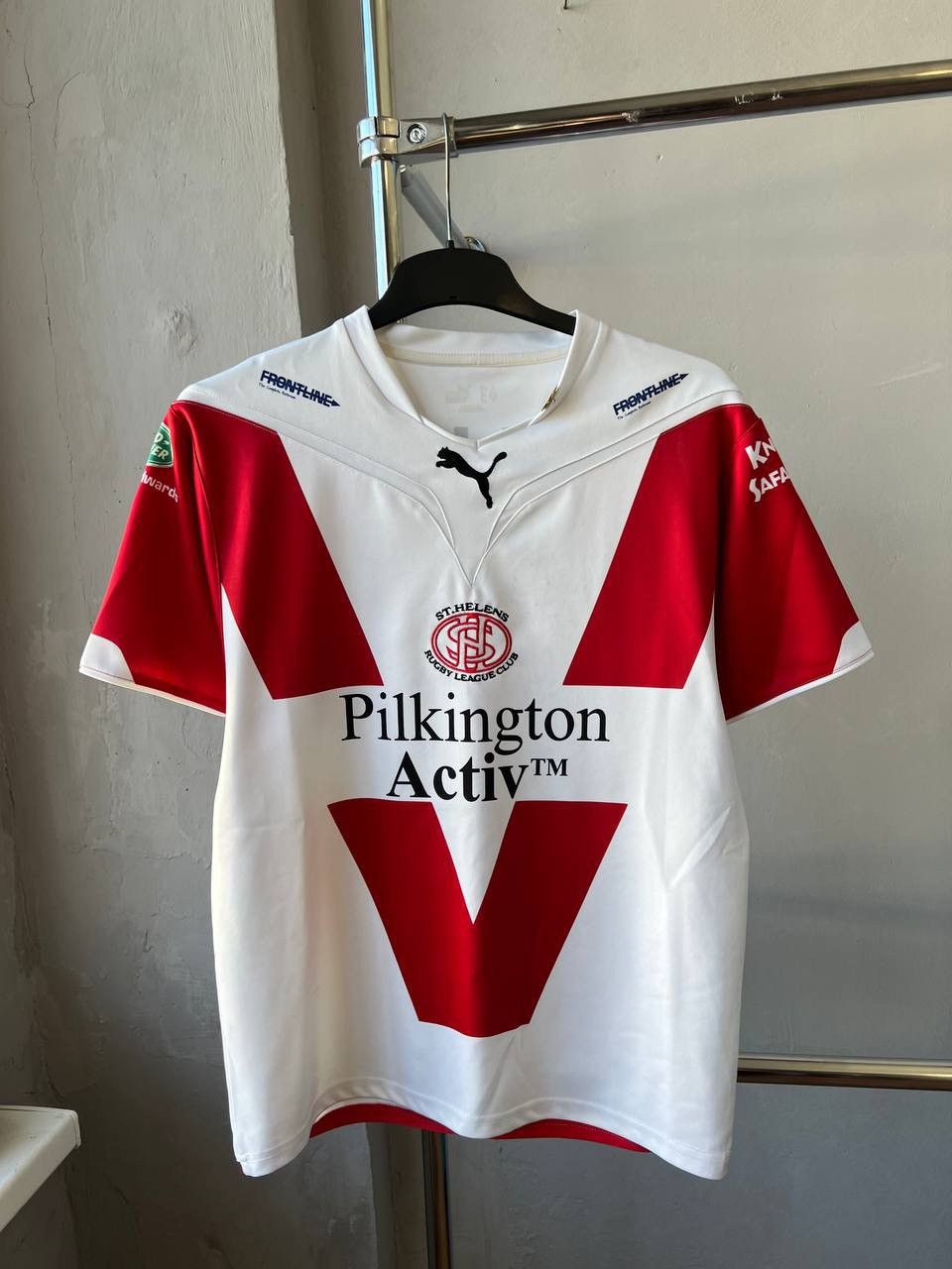 Puma 2009 ST.HELENS #14 ROBY MATCH WORN RIGBY SHIRT JERSEY SZ M Size US M / EU 48-50 / 2 - 2 Thumbnail