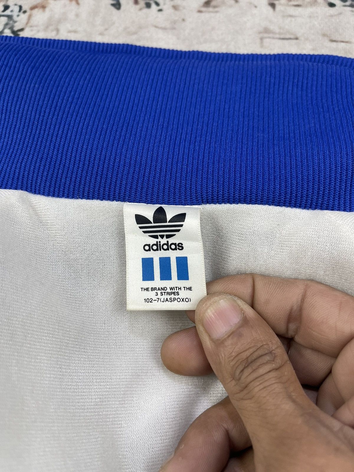 Adidas Vintage 90s Adidas Side Tape Tracktop Jackets Size US L / EU 52-54 / 3 - 12 Thumbnail