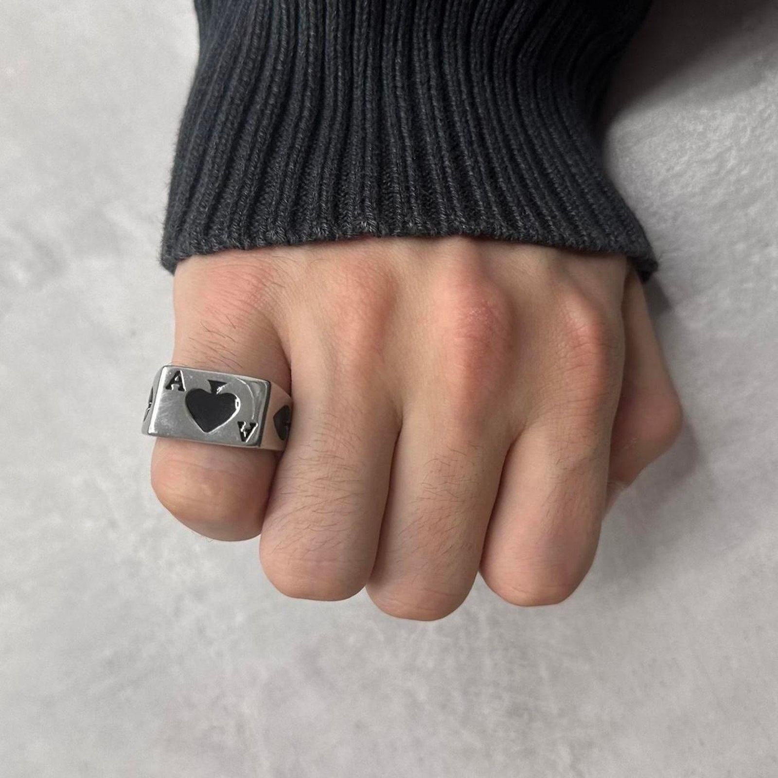 Other Unique vintage style silver ace Size ONE SIZE - 3 Thumbnail
