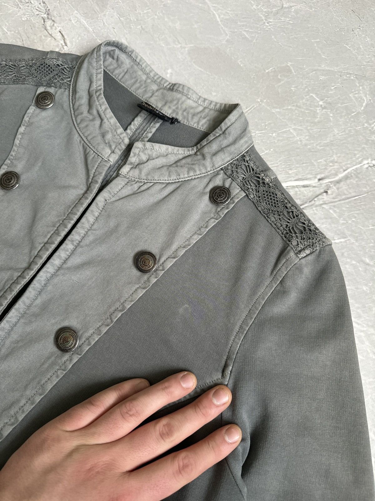 Japanese Brand Hussar 00s Napoleon Military Coat Jacket PPFM Balmain Style Size XL / US 12-14 / IT 48-50 - 10 Thumbnail