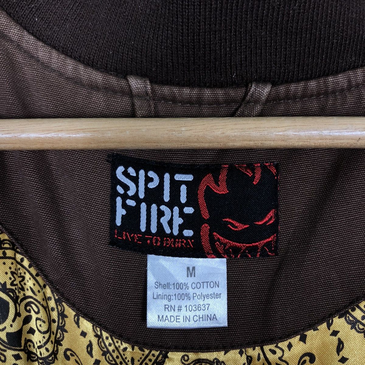 Hysteric Glamour 🔥Spit Fire Bomber Jacket Bondage Full Print Lining Size US M / EU 48-50 / 2 - 14 Thumbnail