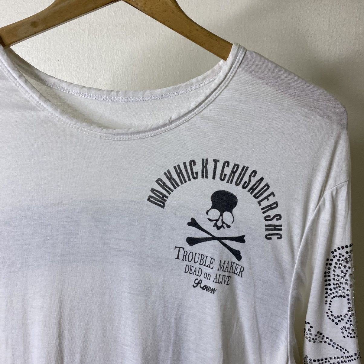 Roen Roen Emo Skulls Mastermind Style Cyber Gothic Punk Tshirt Size M / US 6-8 / IT 42-44 - 8 Thumbnail