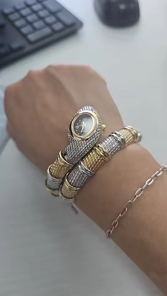 Japanese Brand Serpent Wrap Around Bangle Watch Size ONE SIZE - 2 Thumbnail