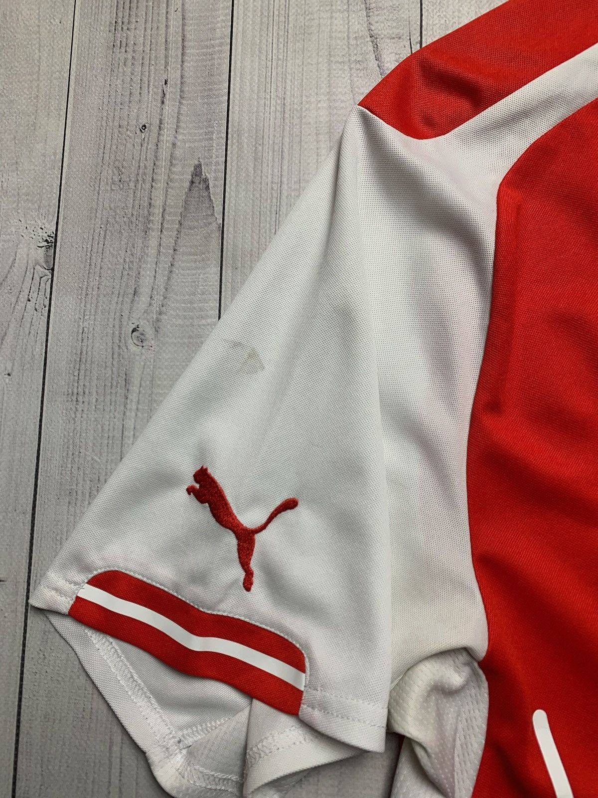 Puma × Vintage Vintage puma arsenal soccer jersey red size XL Size US XL / EU 56 / 4 - 4 Thumbnail