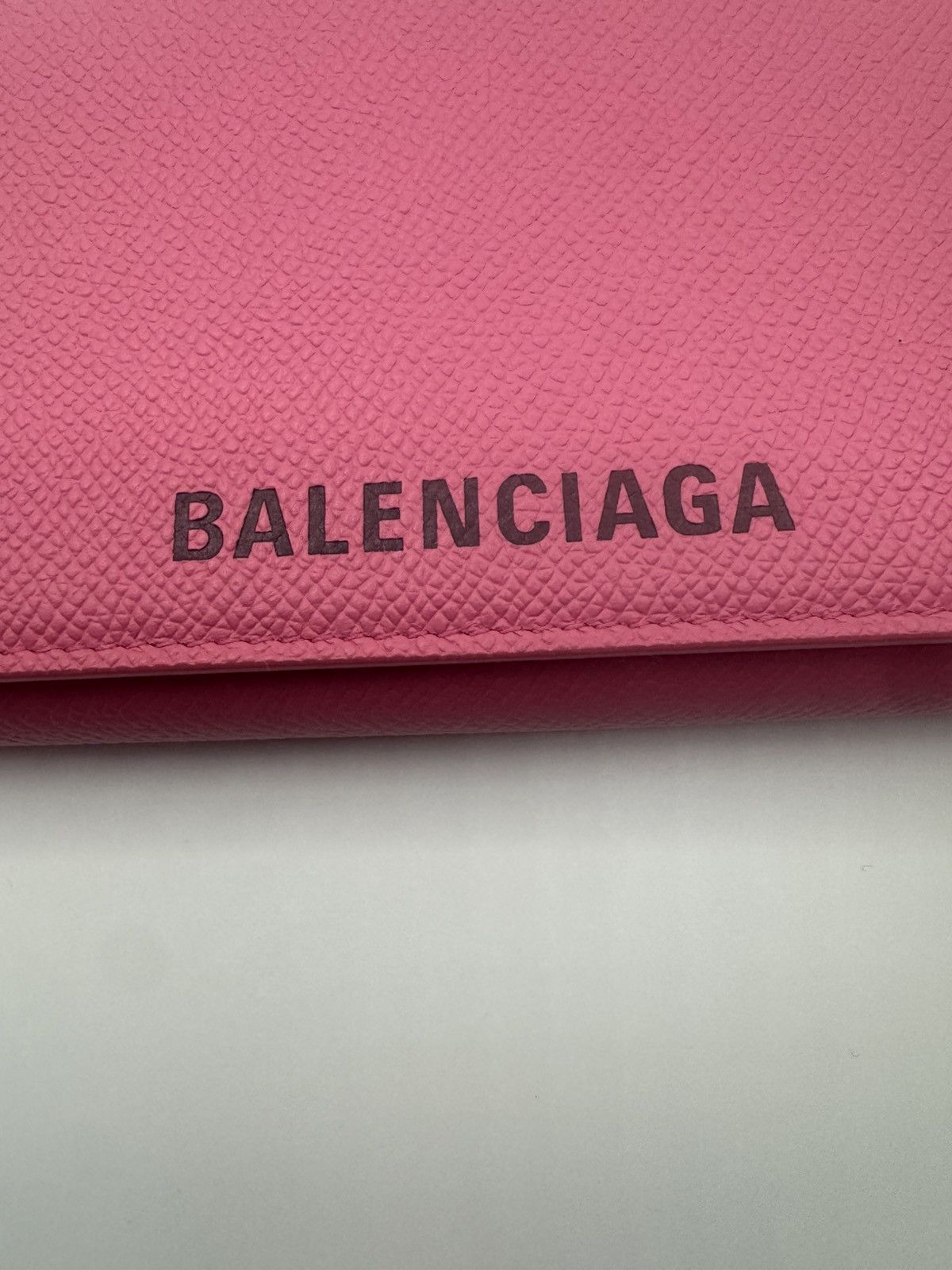 Balenciaga Balenciaga Bubble Gum Pink Ville Chain Phone Wallet Size ONE SIZE - 3 Thumbnail