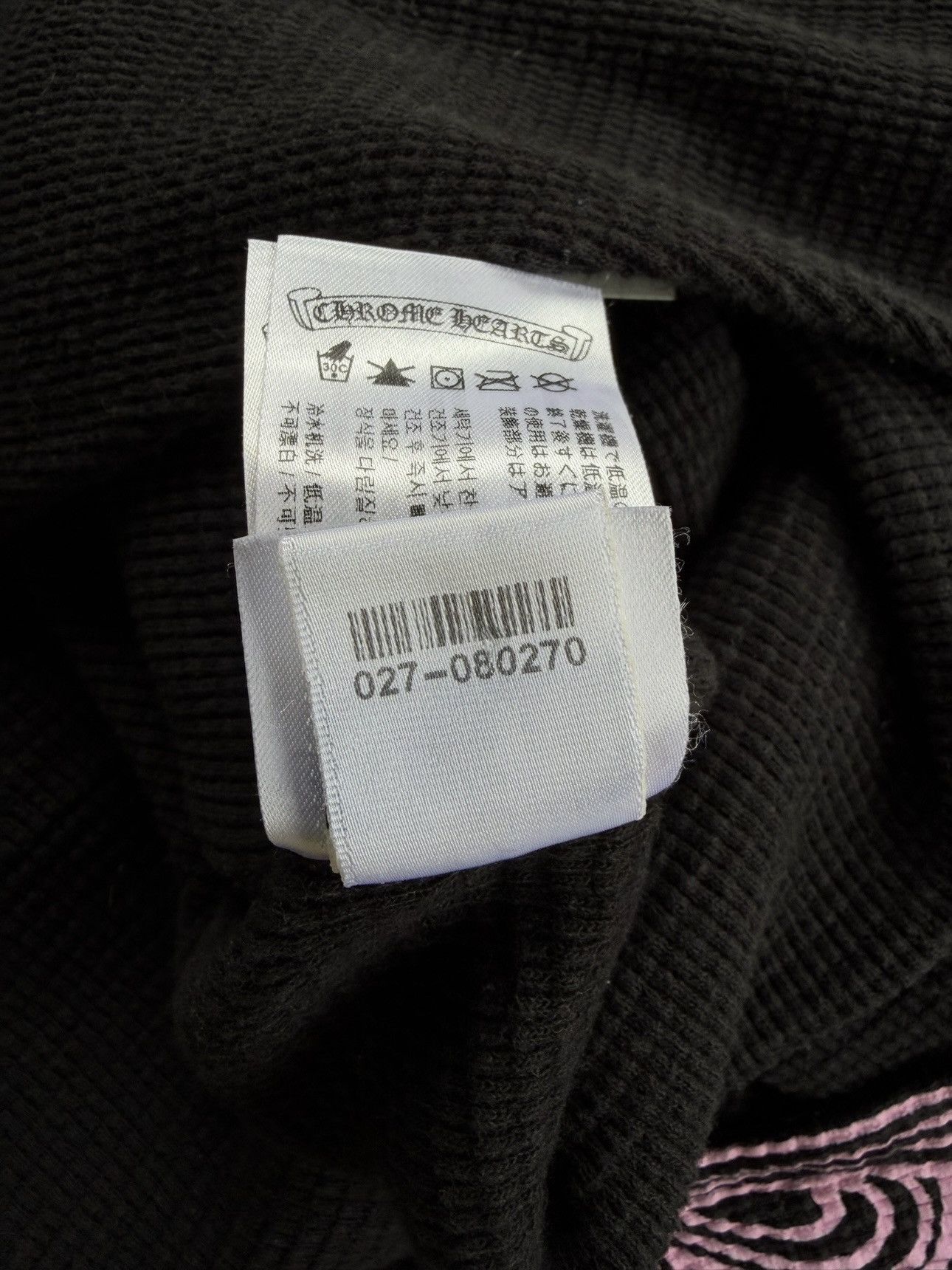 Chrome Hearts Chrome Hearts Matty Boy Black Pink Thermal Size US L / EU 52-54 / 3 - 16 Thumbnail