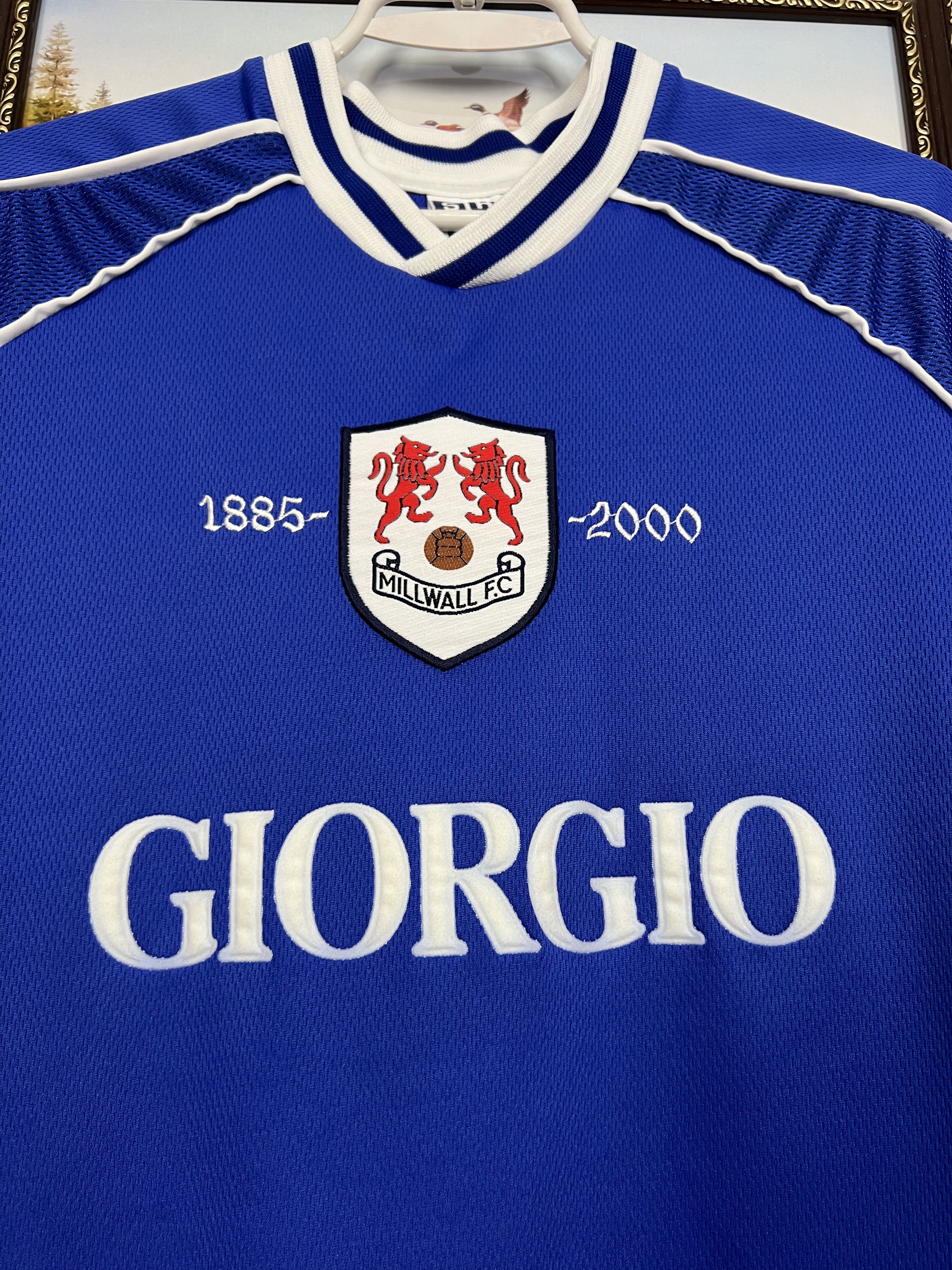Vintage Millwall Home football shirt 2000 Soccer Blue Jersey Mens Size US M / EU 48-50 / 2 - 3 Thumbnail
