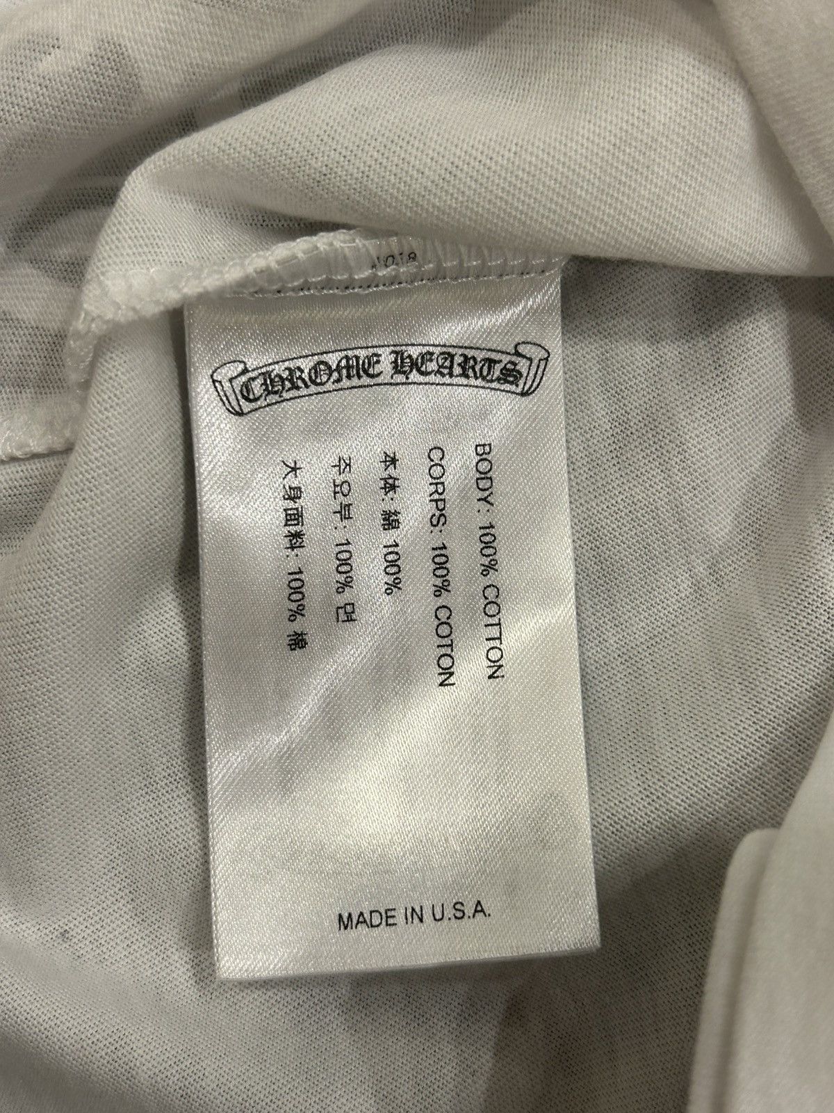 Chrome Hearts Chrome Hearts Las Vegas Horseshoe Tee Size US XL / EU 56 / 4 - 4 Thumbnail