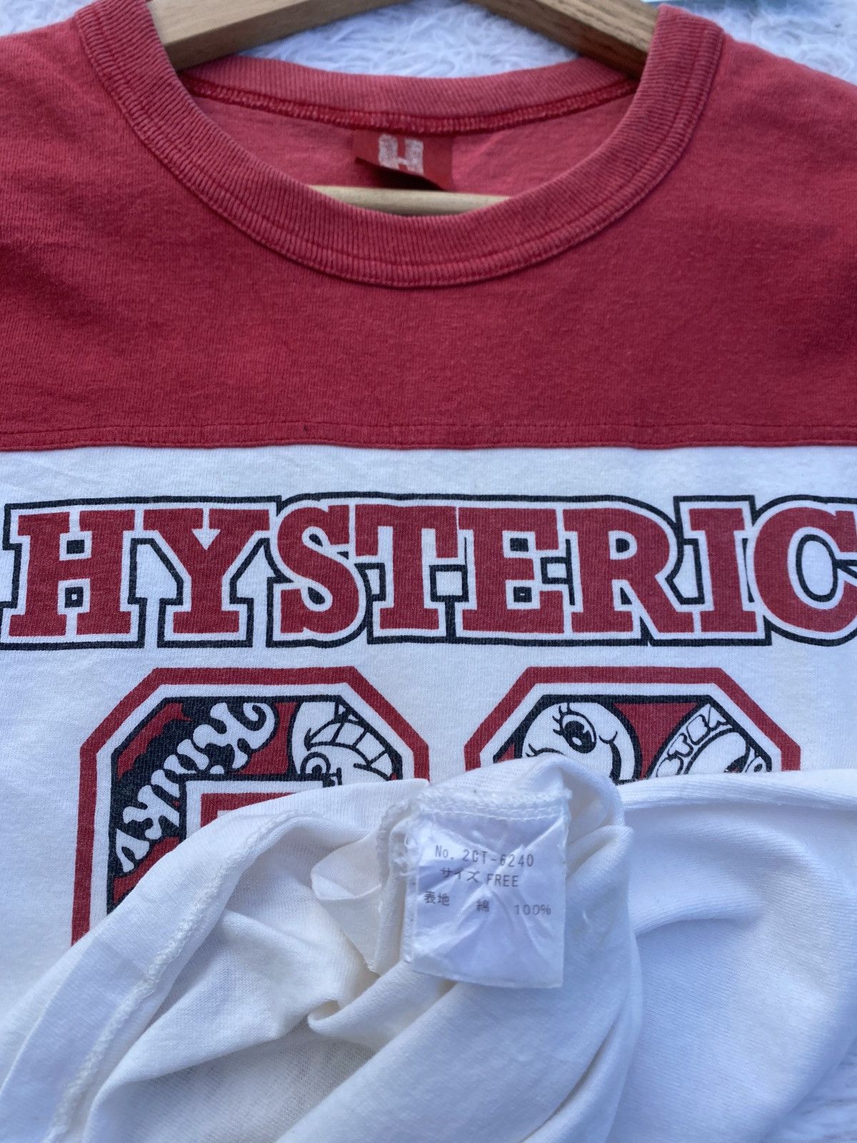 Hysteric Glamour Vintage Hysteric Glamour 69 Three Quarter T-shirt Size US S / EU 44-46 / 1 - 11 Thumbnail