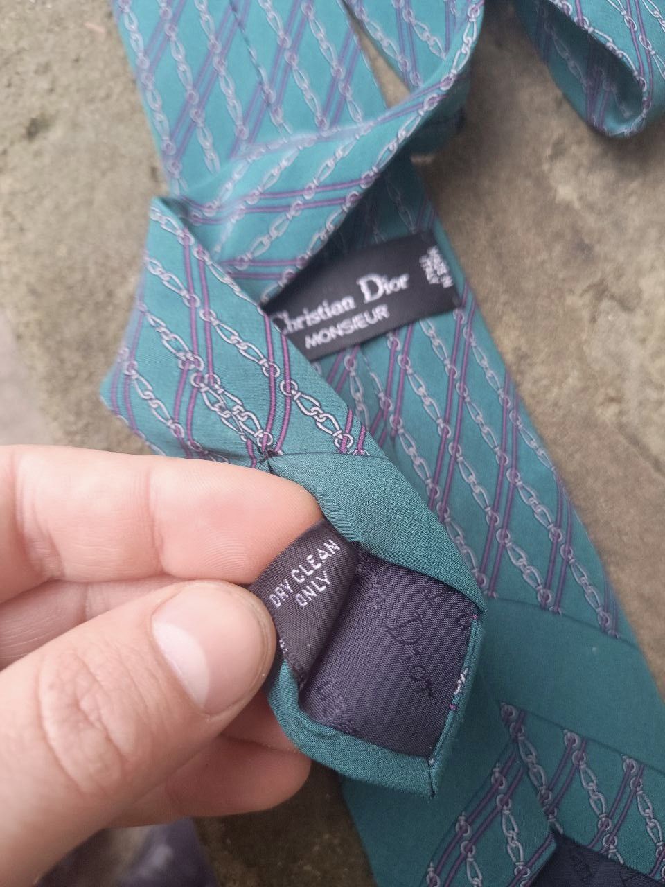 Christian Dior Monsieur Christian dior vintage silk tie striped Size ONE SIZE - 3 Thumbnail