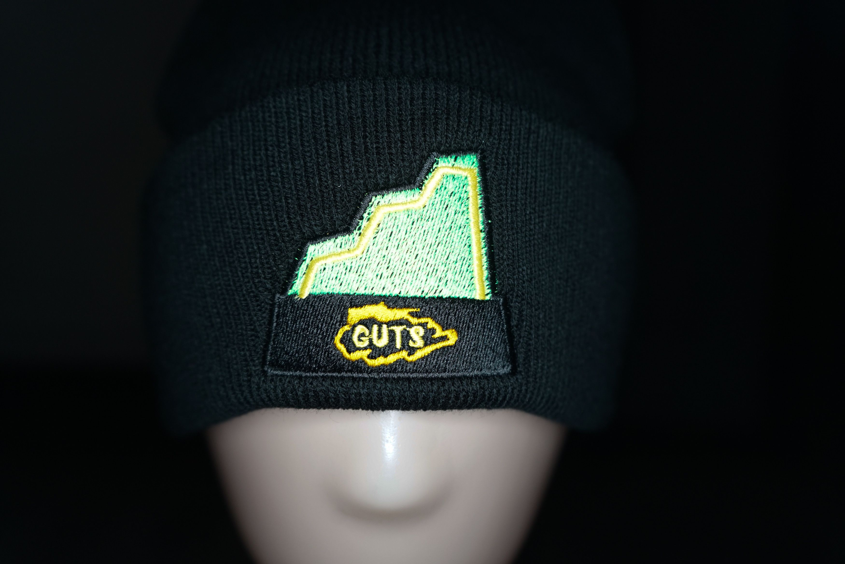 Handmade Nickelodeon Aggro Crag GUTS Trophy Embroidered Beanie Hat Size ONE SIZE - 1 Thumbnail