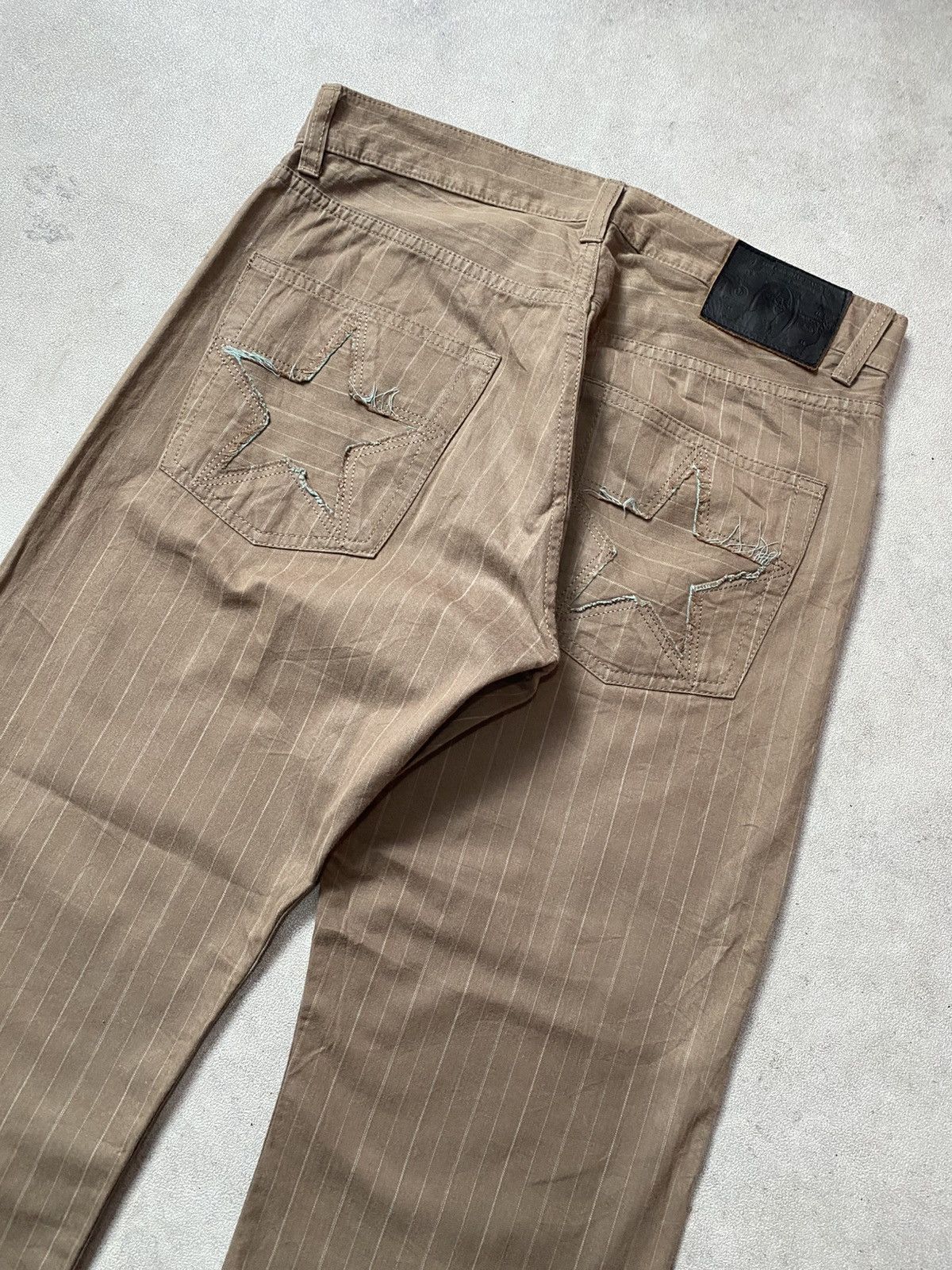 Beams Plus Vintage beams stripe herringbone pants Size US 30 / EU 46 - 4 Thumbnail