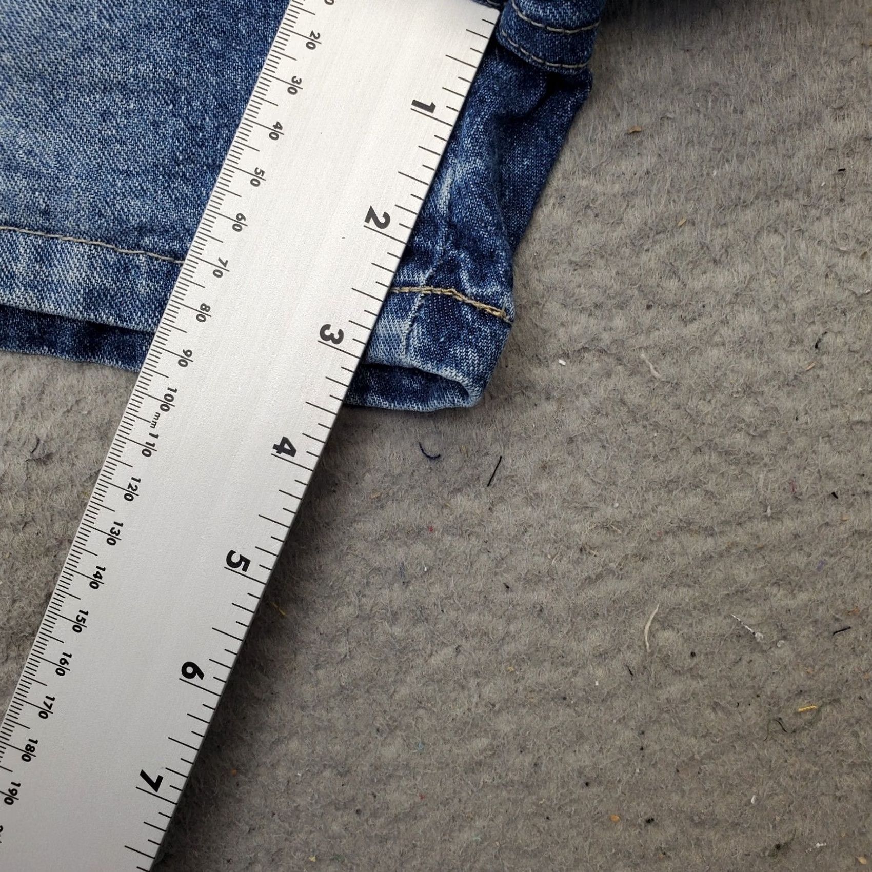 Vintage HYDRAULIC Jeans Chino Shorts Women's 5/6 Blue Denim Medium Wash 5-Pocket Design Size 27" / US 4 / IT 40 - 5 Thumbnail