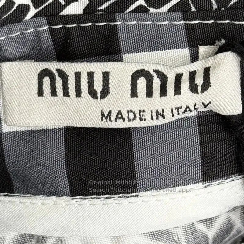 Miu Miu Miu Miu Colorblock Cotton Blend Dress . Size L / US 10 / IT 46 - 4 Thumbnail