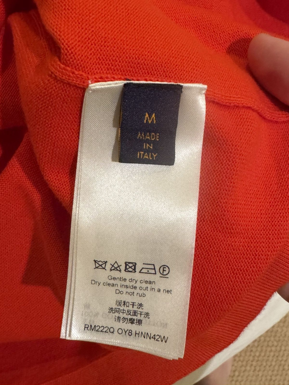 Louis Vuitton Rare Louis Vuitton Orange DMC Logo Knit Shirt – Size M Size US M / EU 48-50 / 2 - 3 Thumbnail