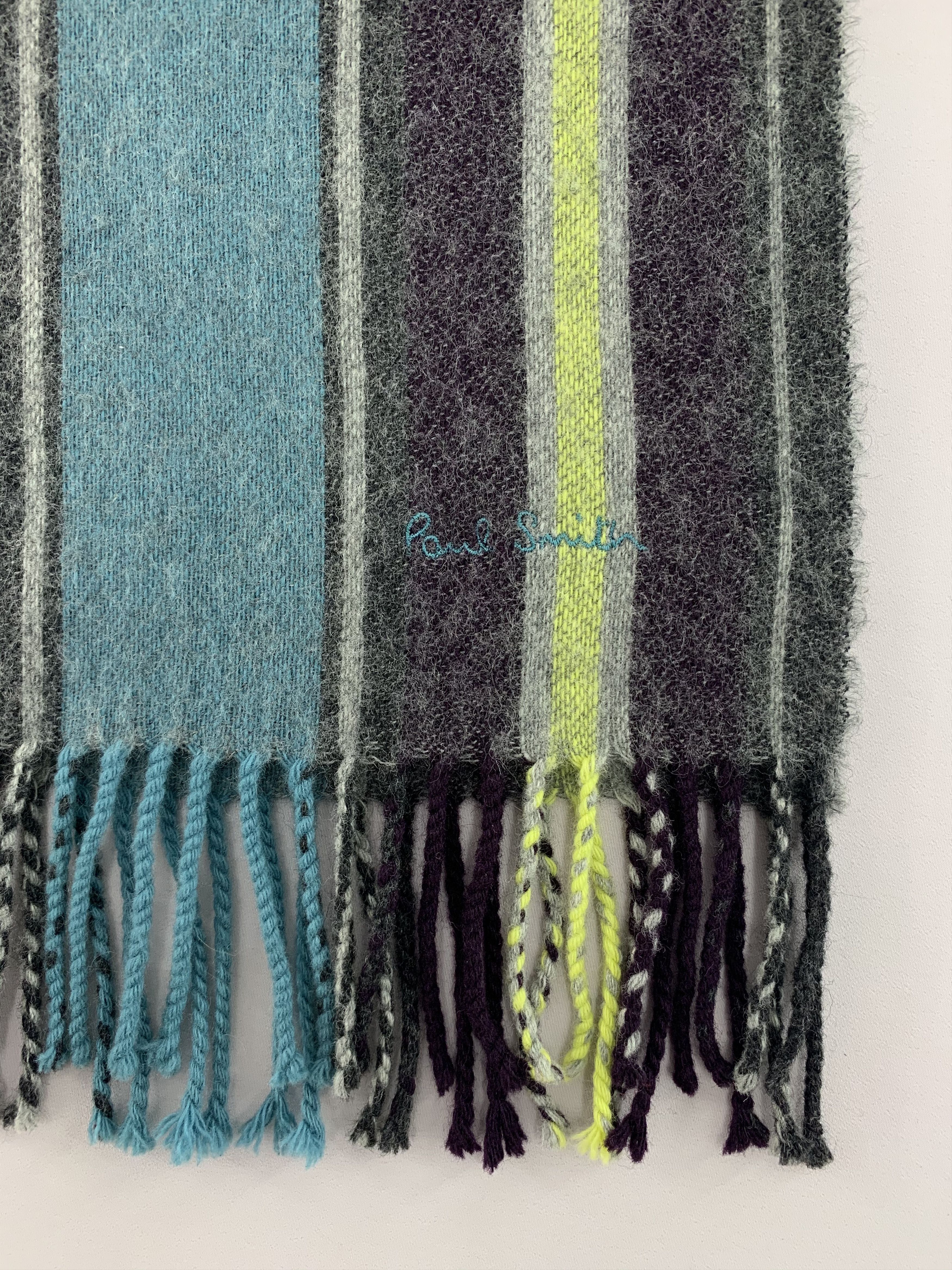 Paul Smith Paul Smith Scarf Wool Muffler Neck Wrap BL4368 Size ONE SIZE - 4 Thumbnail