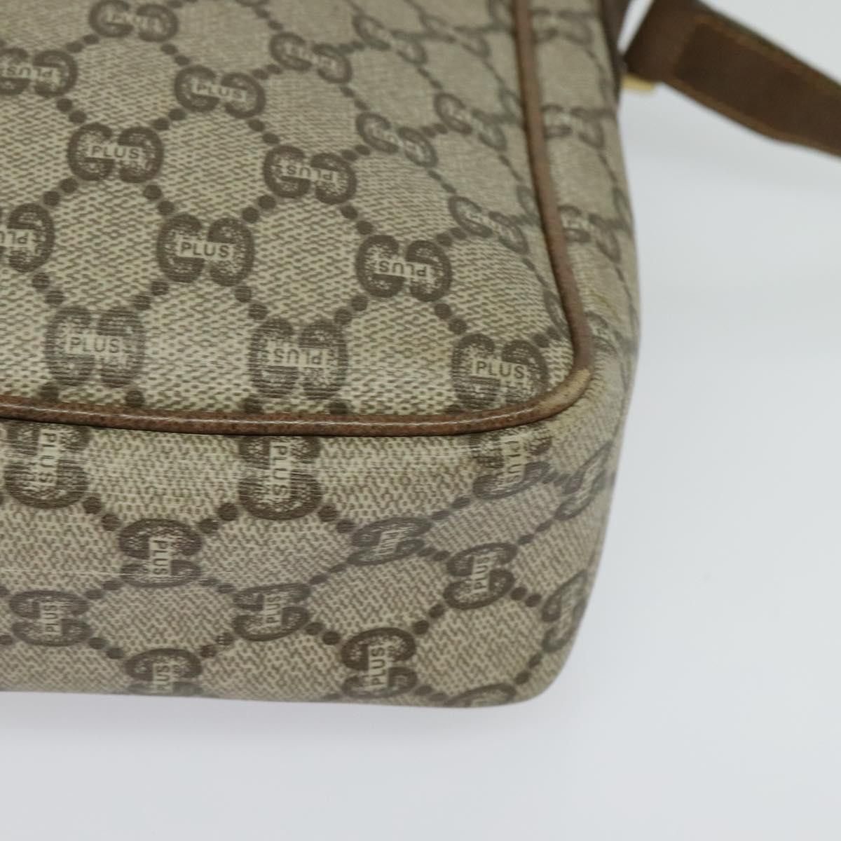 Gucci GUCCI GG Plus Supreme Shoulder Bag Pvc Beige Gold Size ONE SIZE - 11 Thumbnail