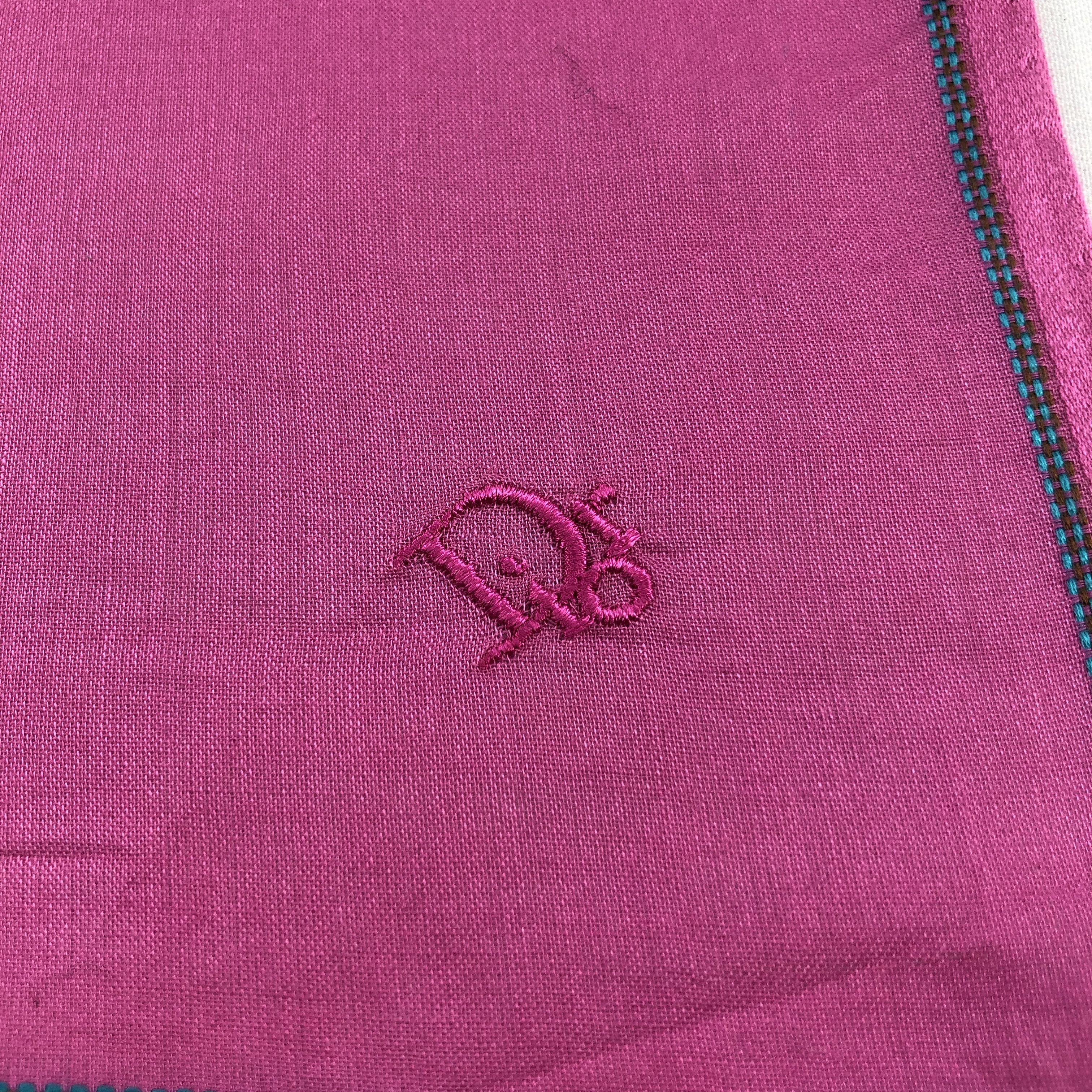 Christian Dior Monsieur Christian Dior Handkerchief Neckerchief Bandana H3056 Size ONE SIZE - 3 Thumbnail