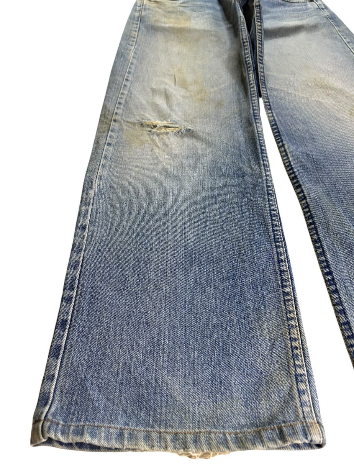 Levi's Vintage 90s Levis 512 Mud Wash Grunge Ripped Baggy Jeans Size US 33 - 6 Thumbnail