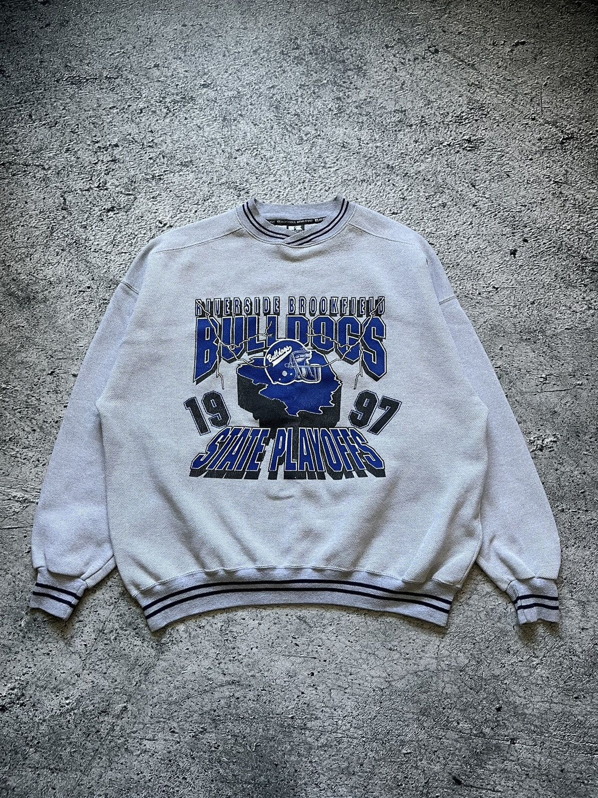 Designer × Vintage Vintage 1997 University Georgia Bulldogs Crewneck Sweatshirt Size US XXL / EU 58 / 5 - 2 Thumbnail