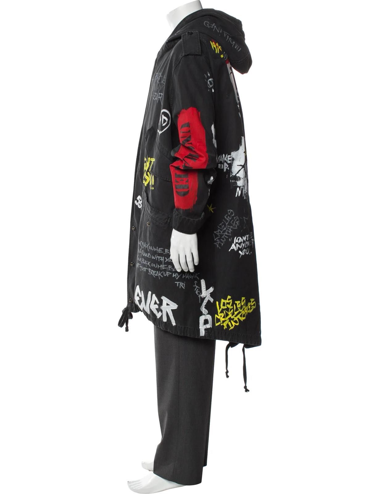 Faith Connexion Faith Connexion Graphic Print Oversize Parka Size: M Size US M / EU 48-50 / 2 - 3 Thumbnail