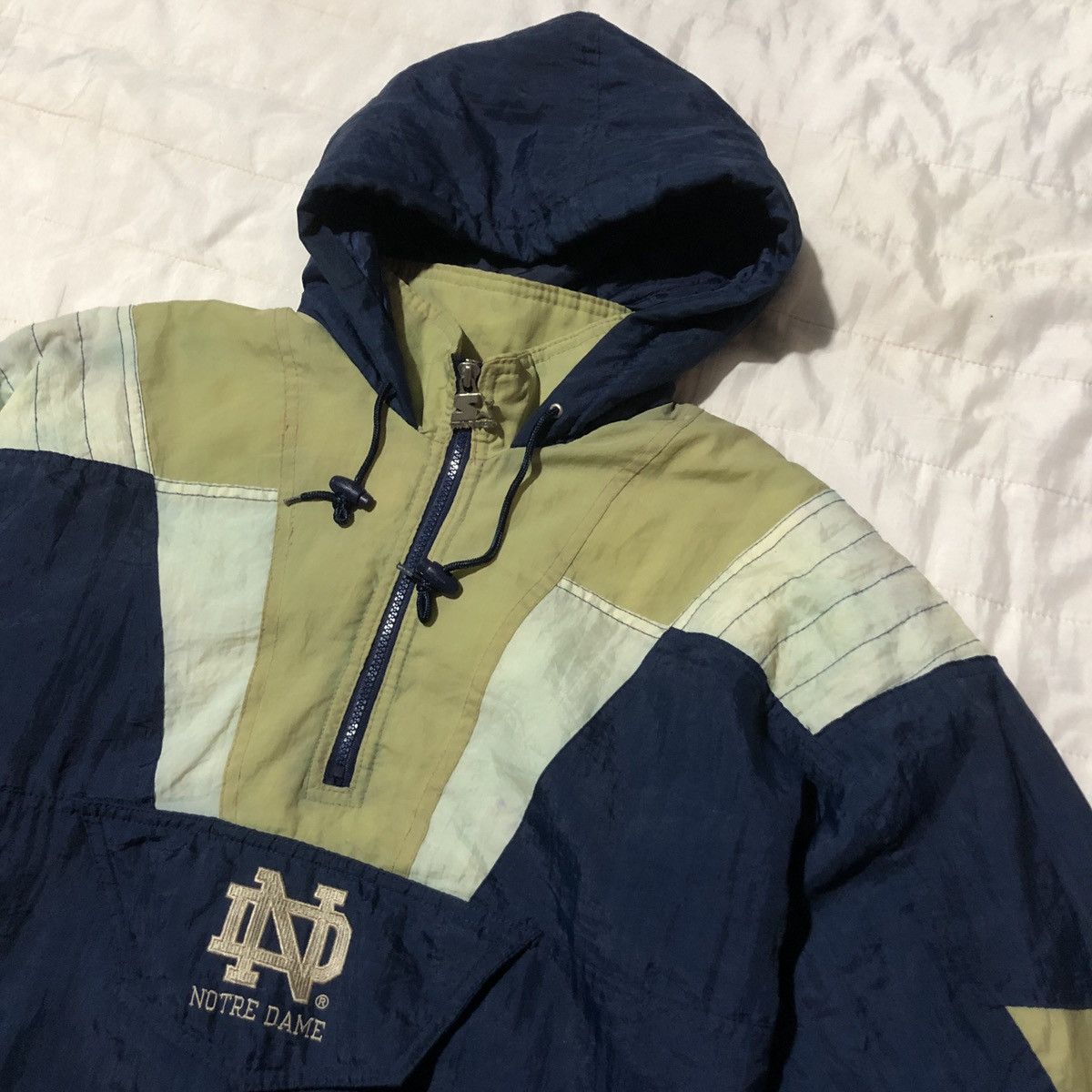 Starter Starter Notre Dame Fighting Irish Anorak Jackets Size US L / EU 52-54 / 3 - 3 Thumbnail