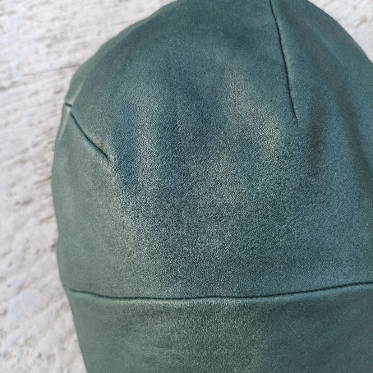 CA4LA × Leather Leather. Forest green flatcap by CA4LA Size 34 - 13 Thumbnail