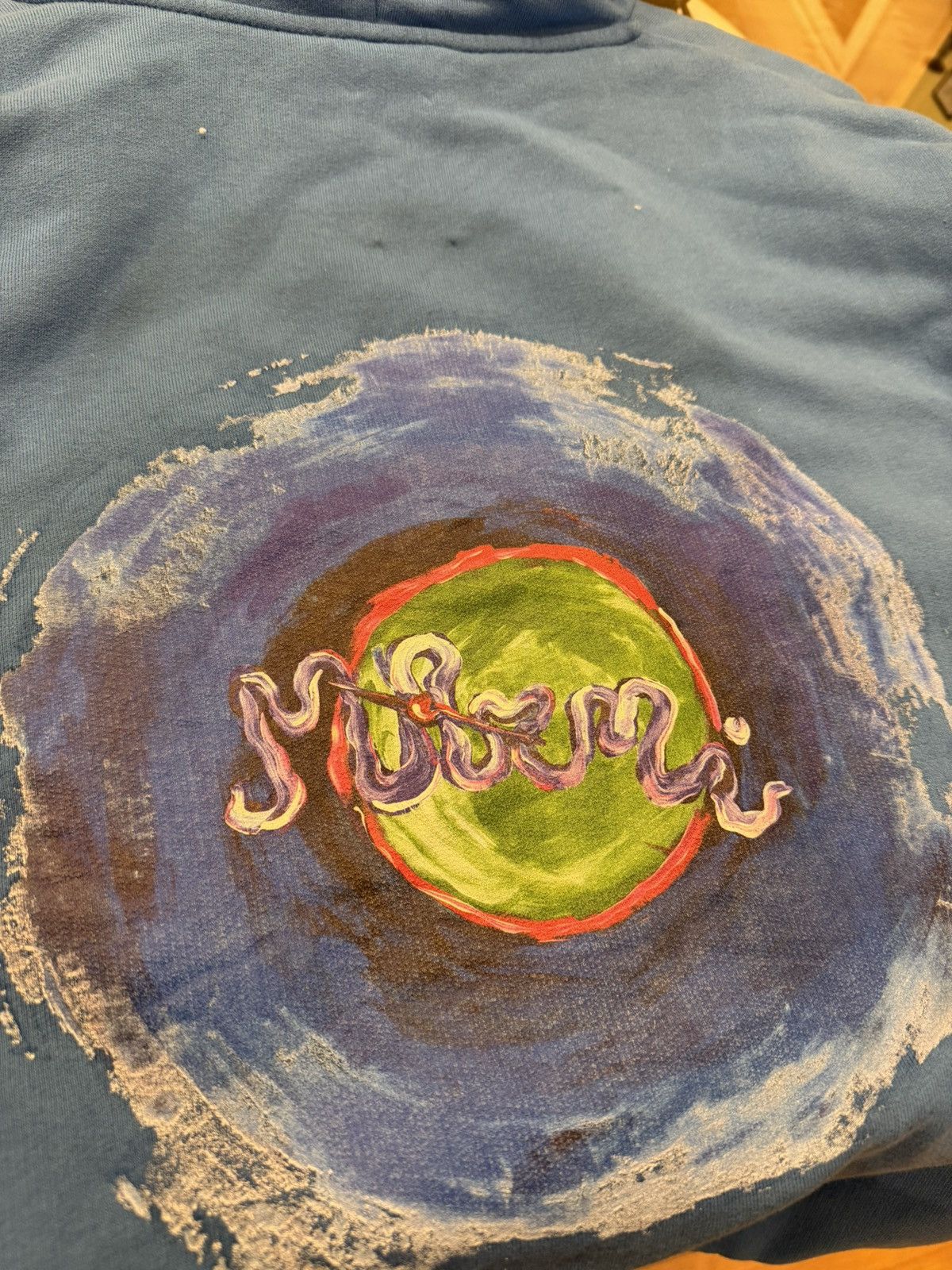 Marni Marni Painted Whirl Hoodie - Blue Size US M / EU 48-50 / 2 - 4 Thumbnail