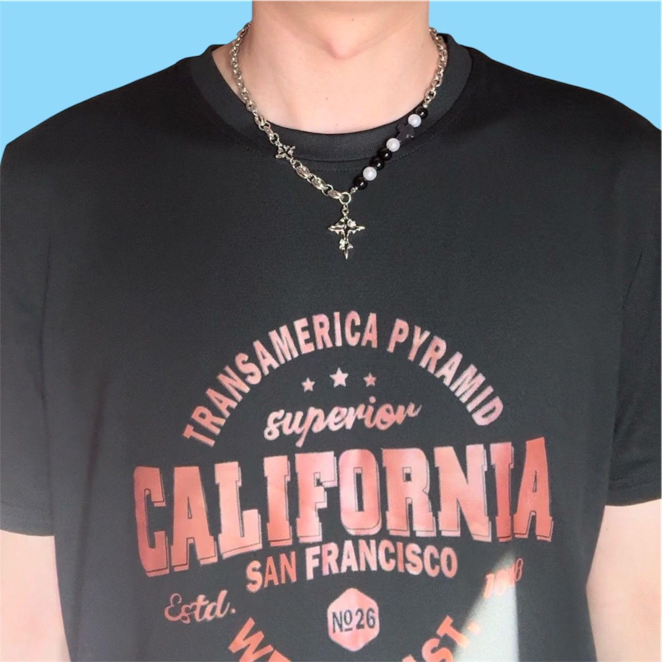 Other Cross Pendant Necklace for Men Women,Hip Hop Unisex Style Size ONE SIZE - 6 Thumbnail